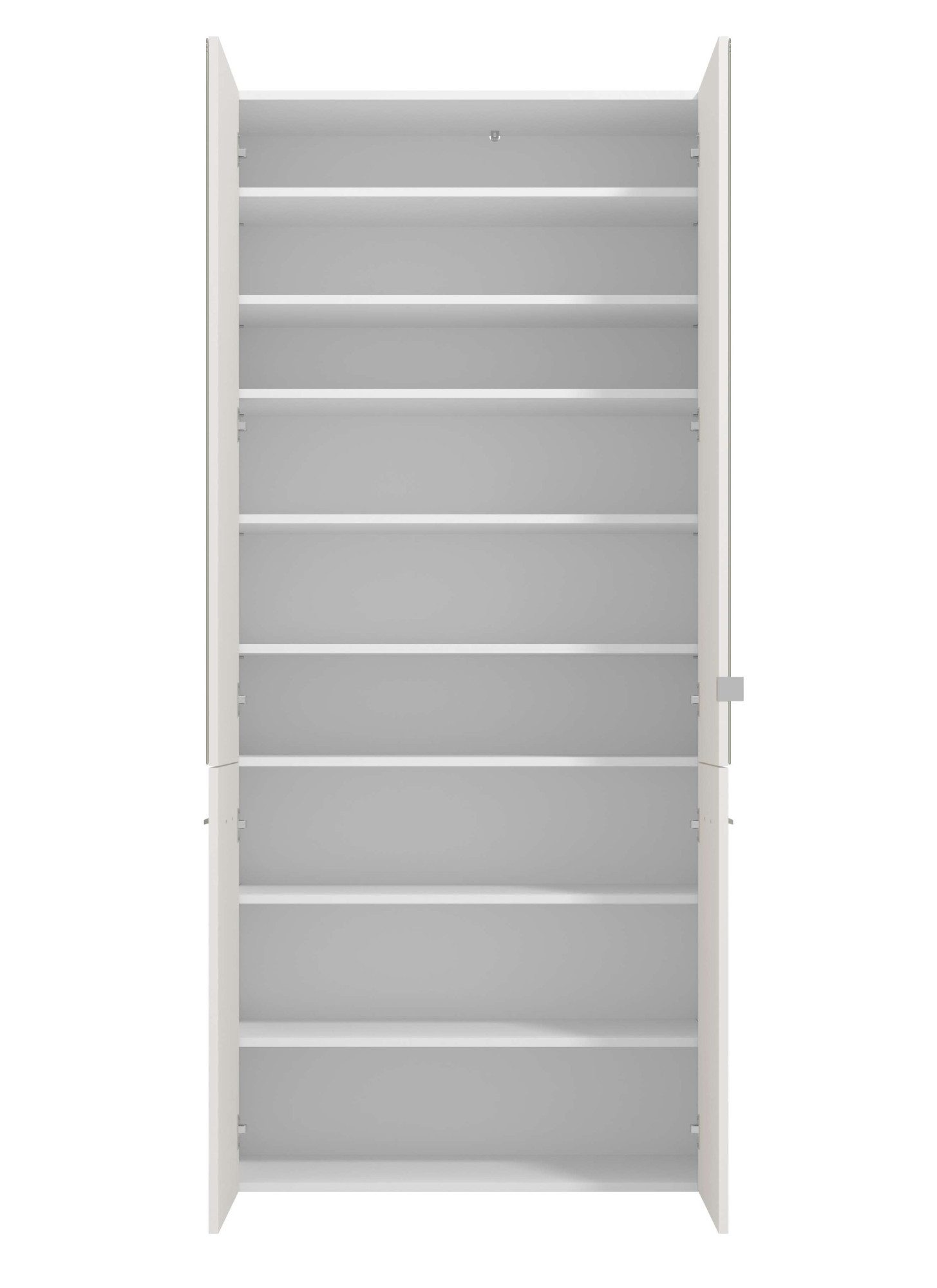 INOSIGN Schoenenkast Menorca schoenenkast, opslagkast, schoenenrek, breedte 90 cm met vier deuren, in moderne en elegante kleuren, met twee spiegels