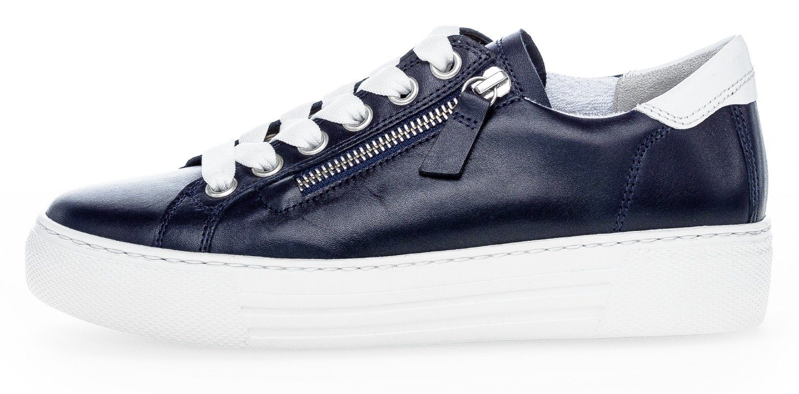Gabor Plateausneakers Florence , vrijetijdsschoen, lage schoen, veterschoen in comfortabele breedte g = wijd
