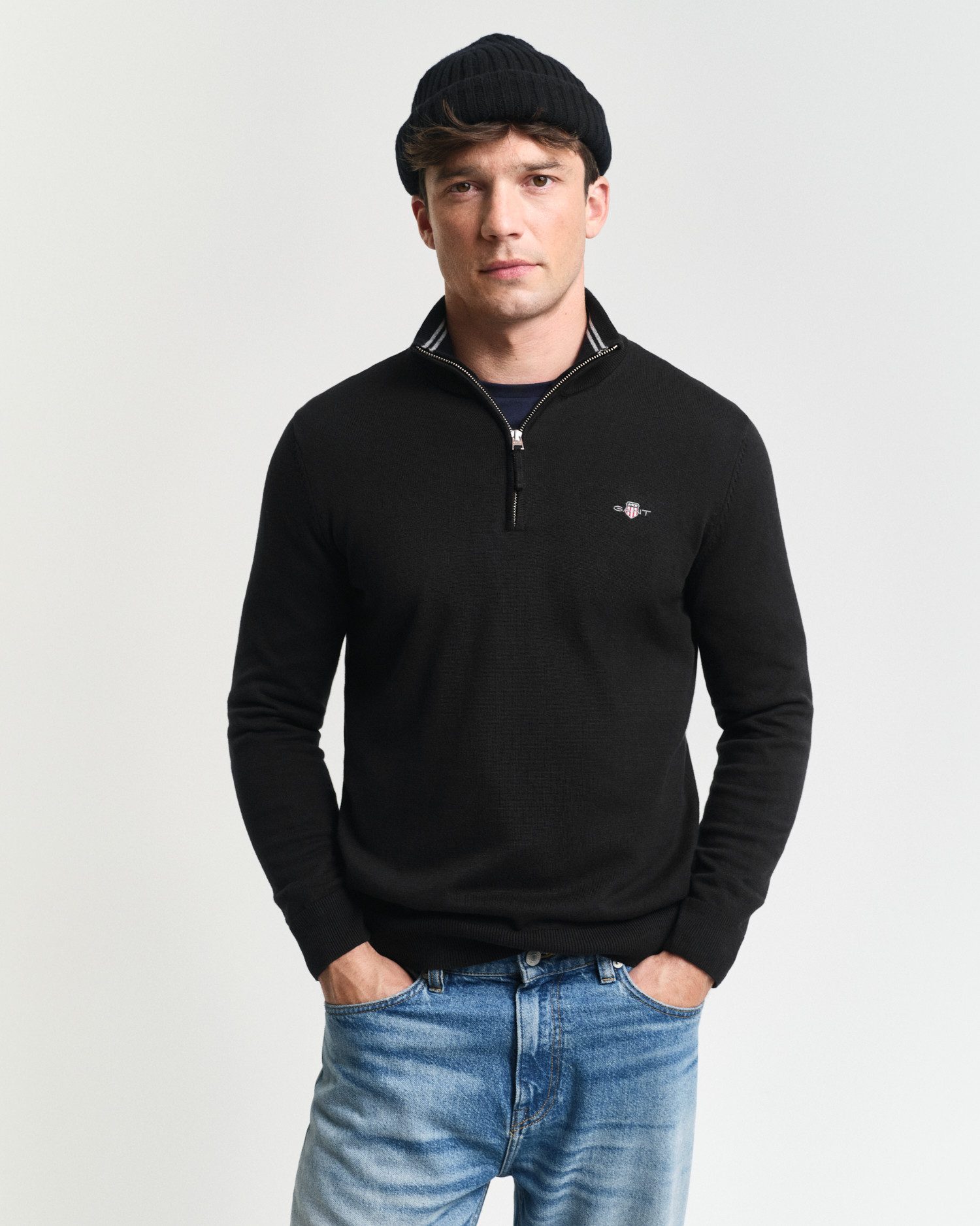 Gant Schipperstrui CLASSIC COTTON HALF ZIP