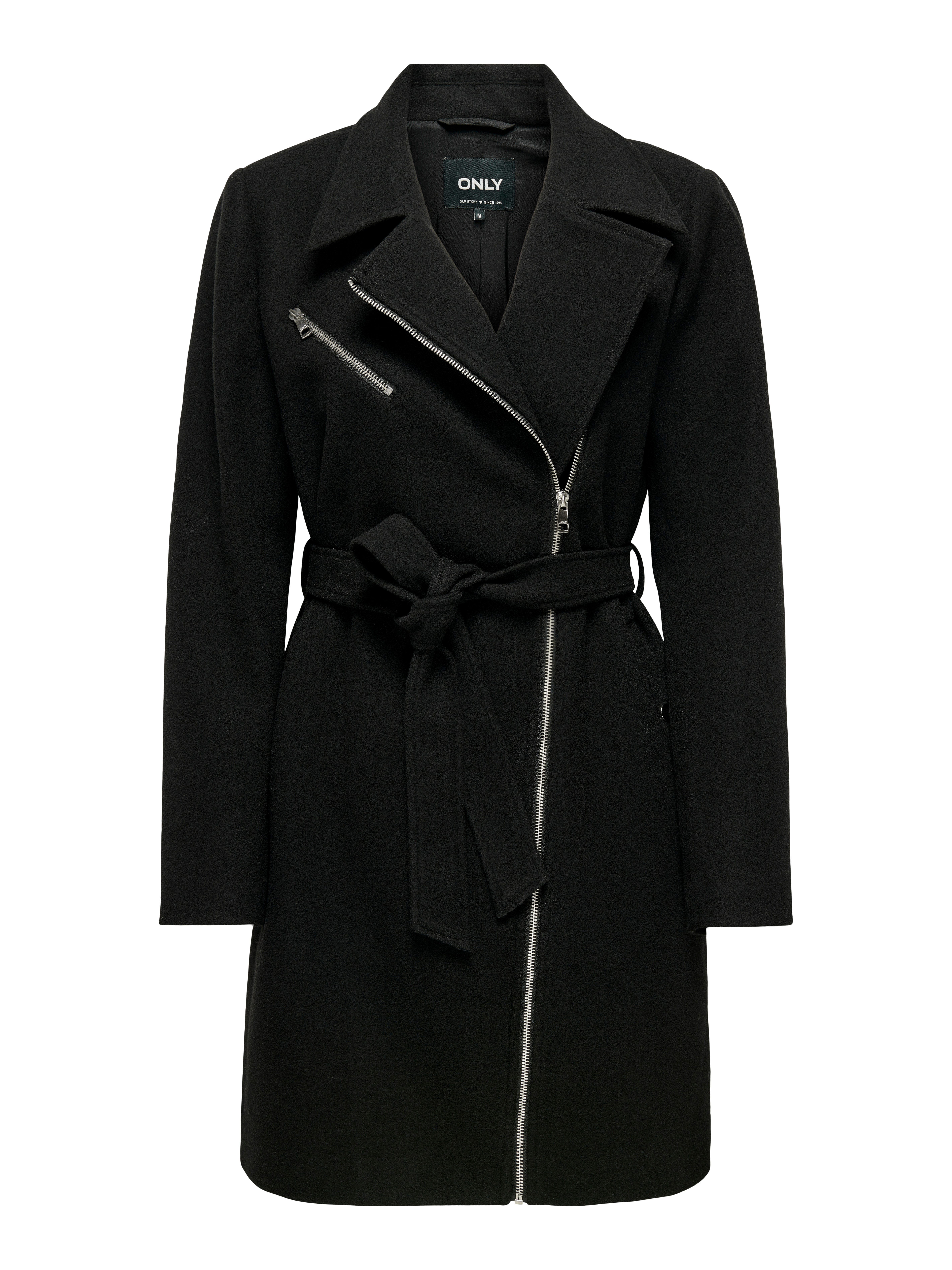 Only Korte jas ONLEMILY ZIP BIKER COAT OTW