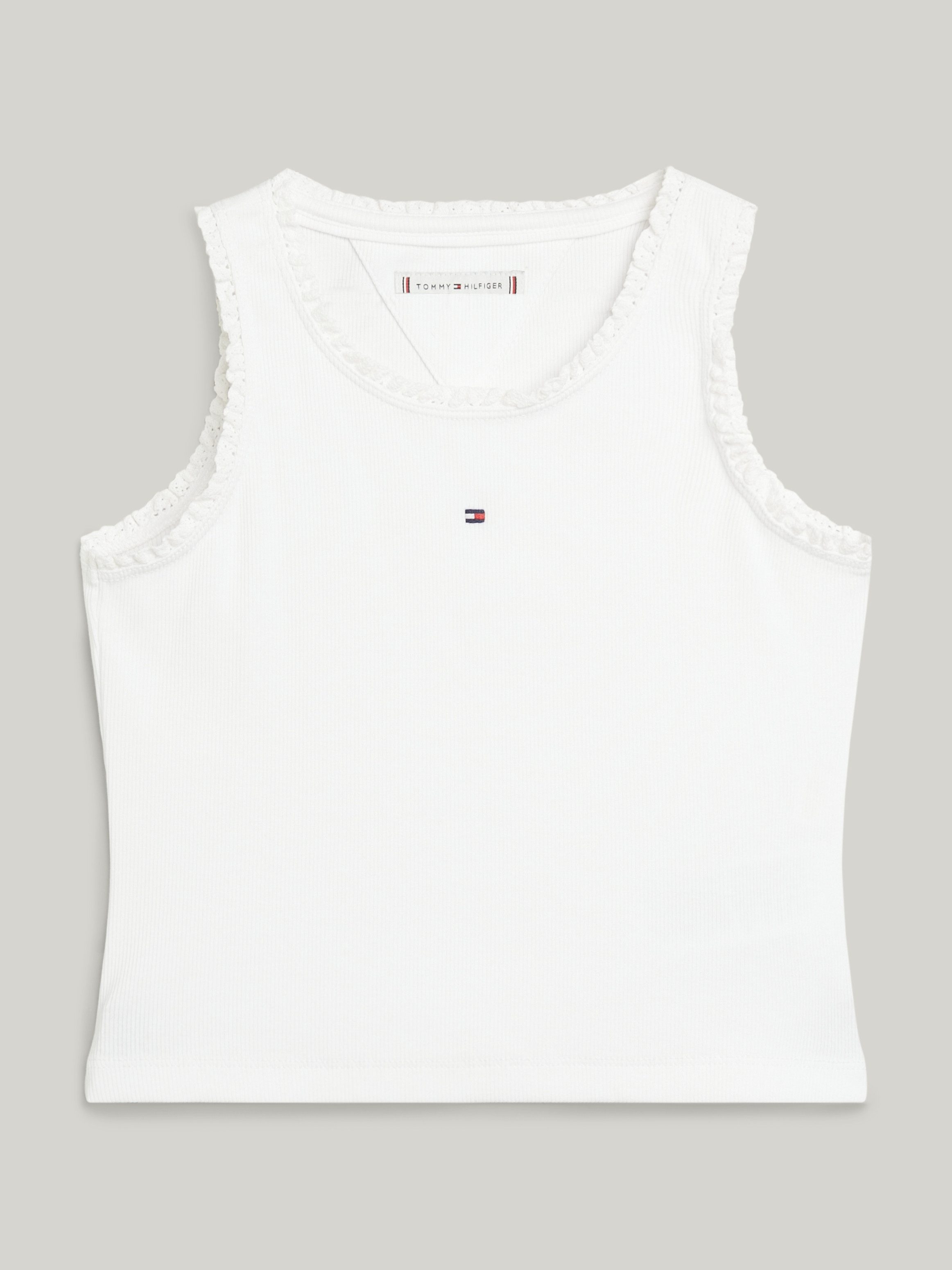 Tommy Hilfiger T-shirt ESSENTIAL RIB LACE TANK TOP