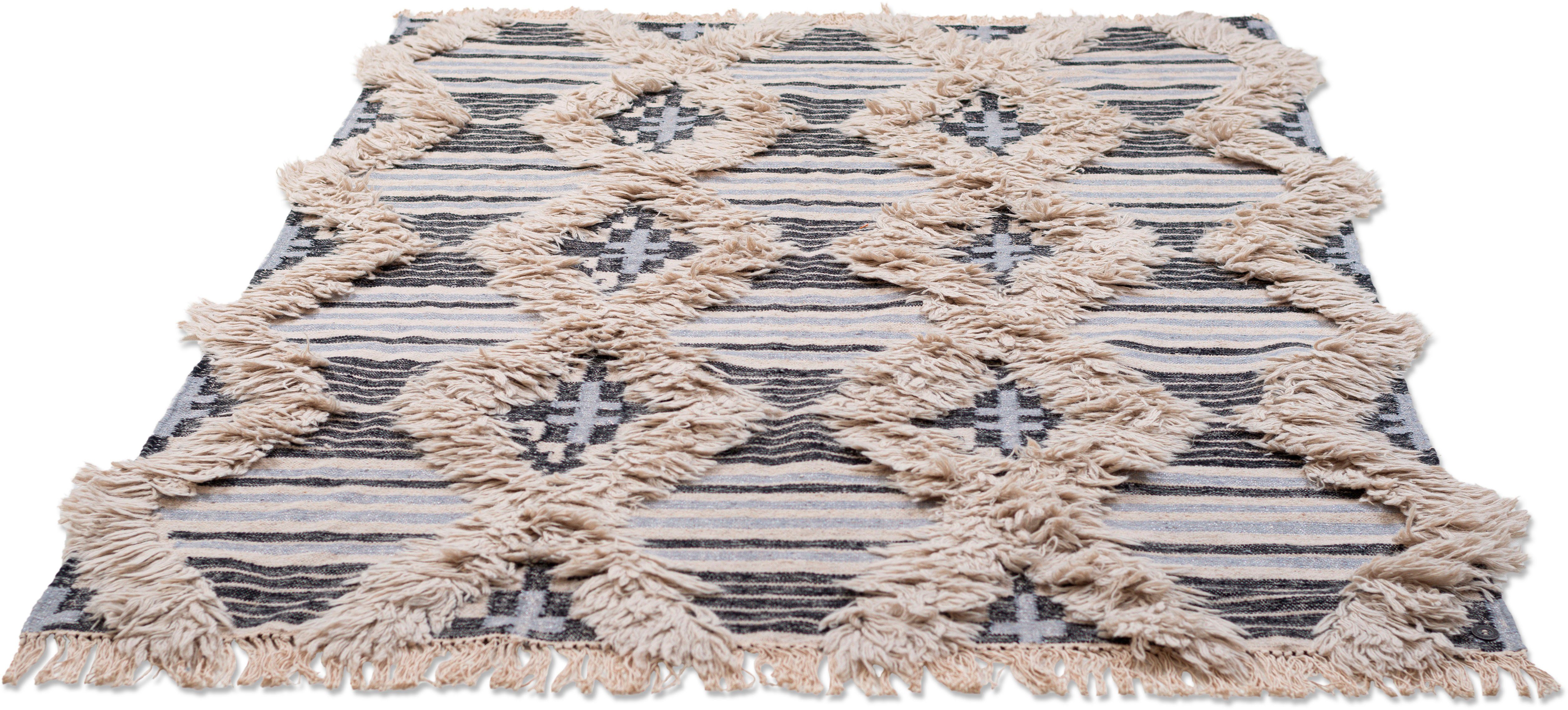 Oosterse tapijt, Cozy Kelim, Tom Tailor, rechthoekig, hoogte 5 mm, met de hand geweven