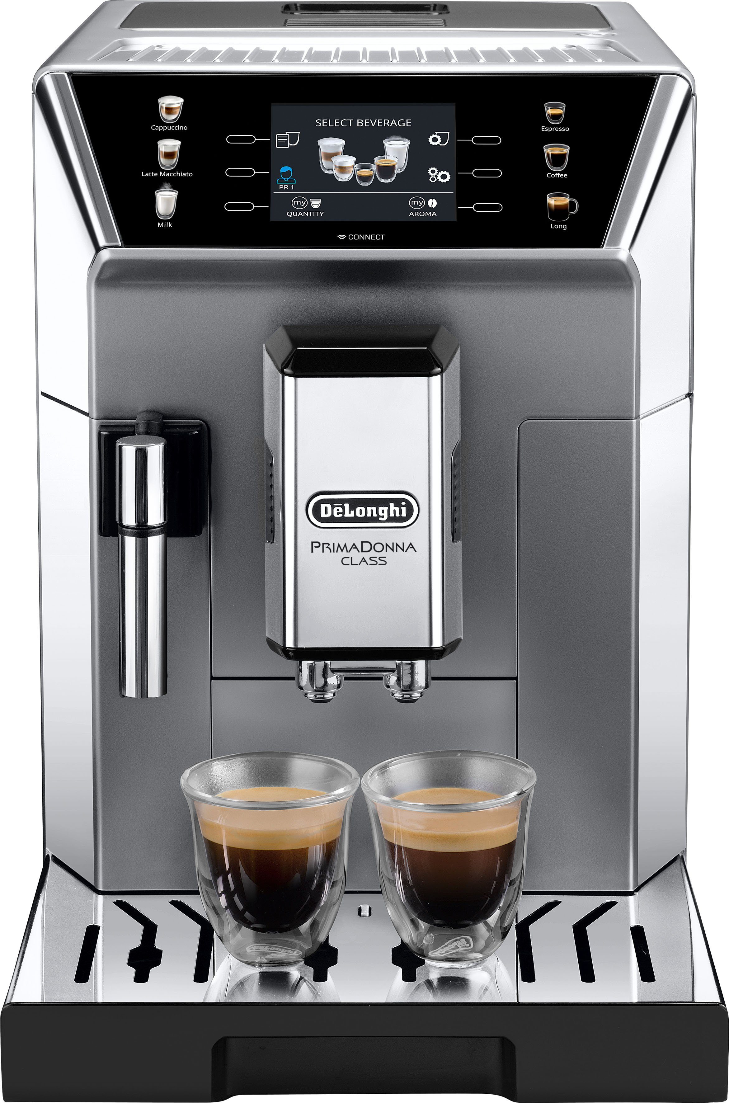 De'Longhi Volautomatisch koffiezetapparaat PrimaDonna Class ECAM550.85.MS - 15 Rezepte, perfekter Milchschaum
