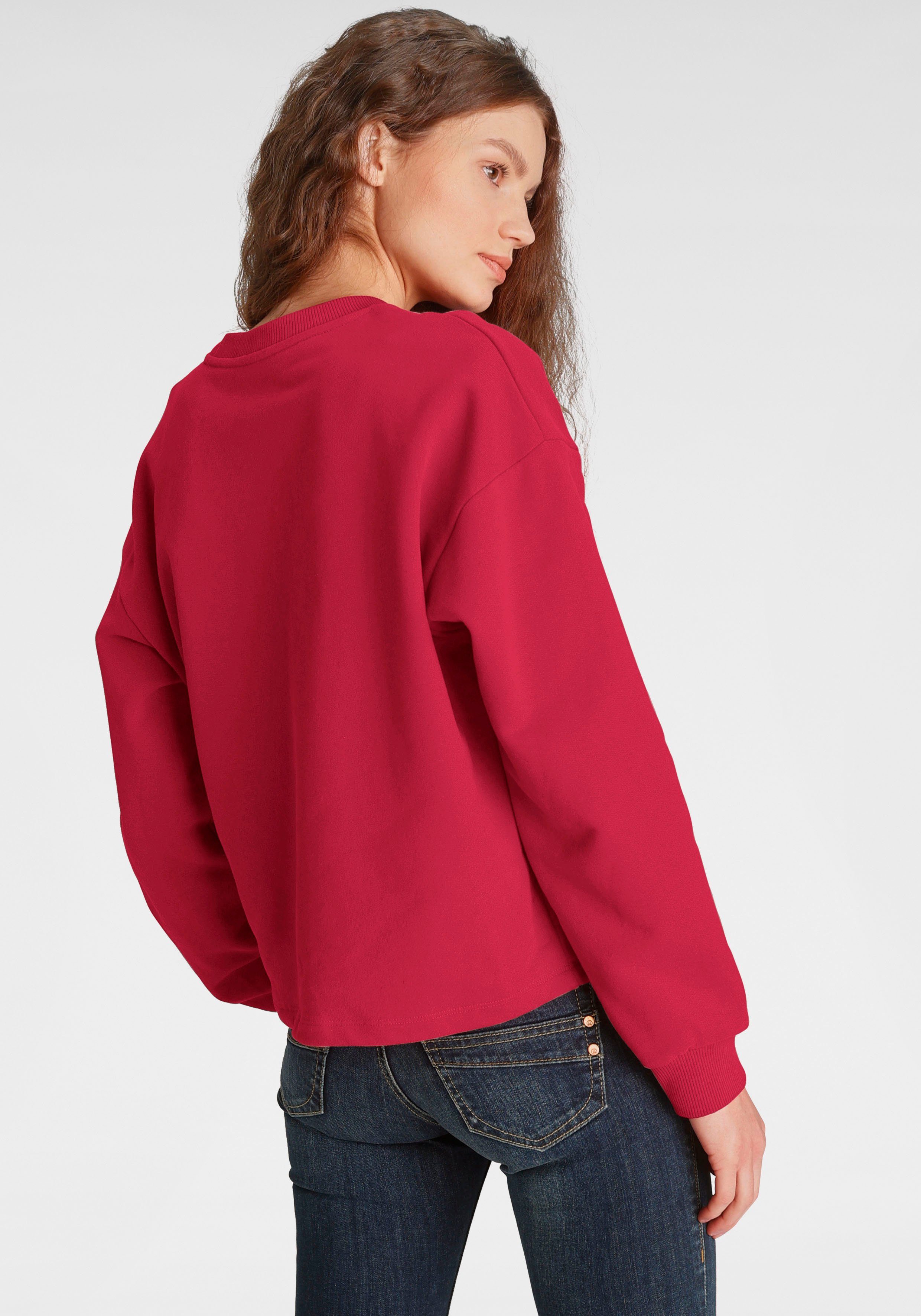 Herrlicher Sweatshirt OTINA met herrlicher logo-statement-print