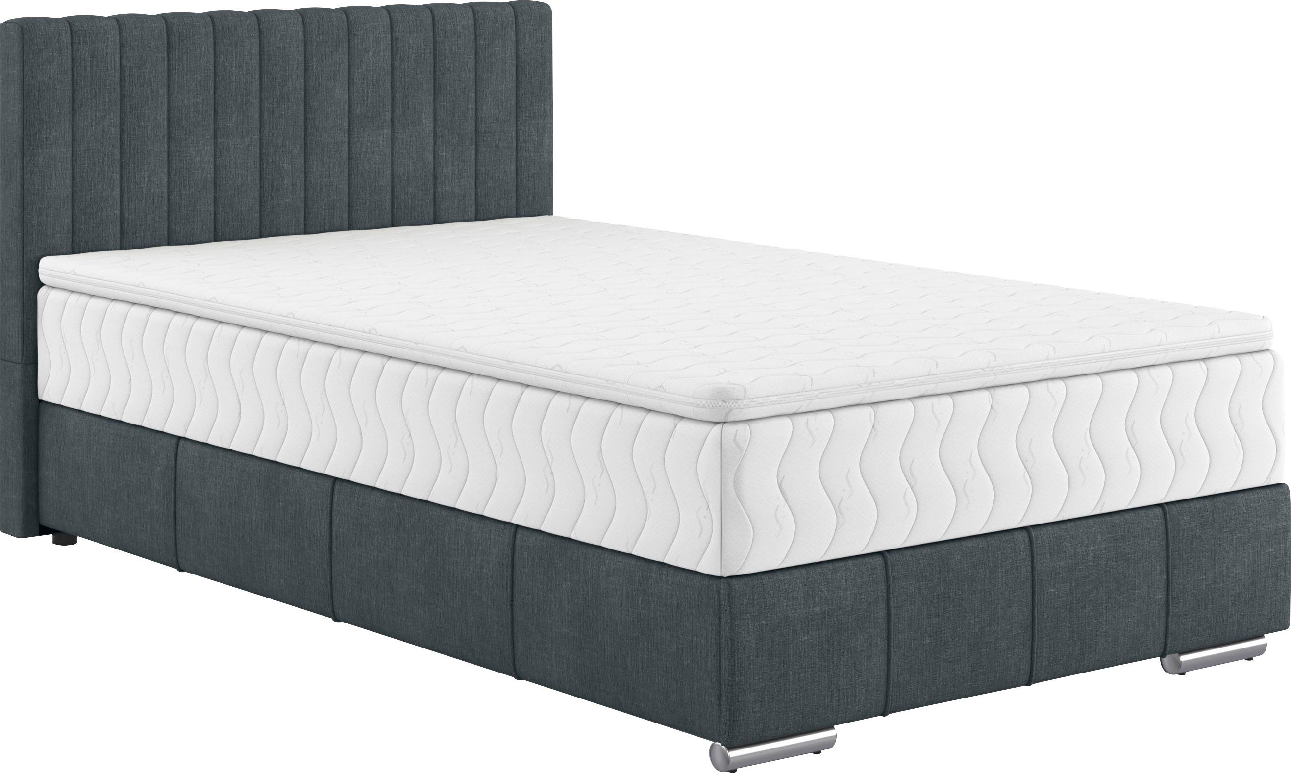 INOSIGN Boxspring Thor met bedbodem, incl. matras, topverkoper Topmatras en sierkussen, in verschillende hardheden beschikbaar