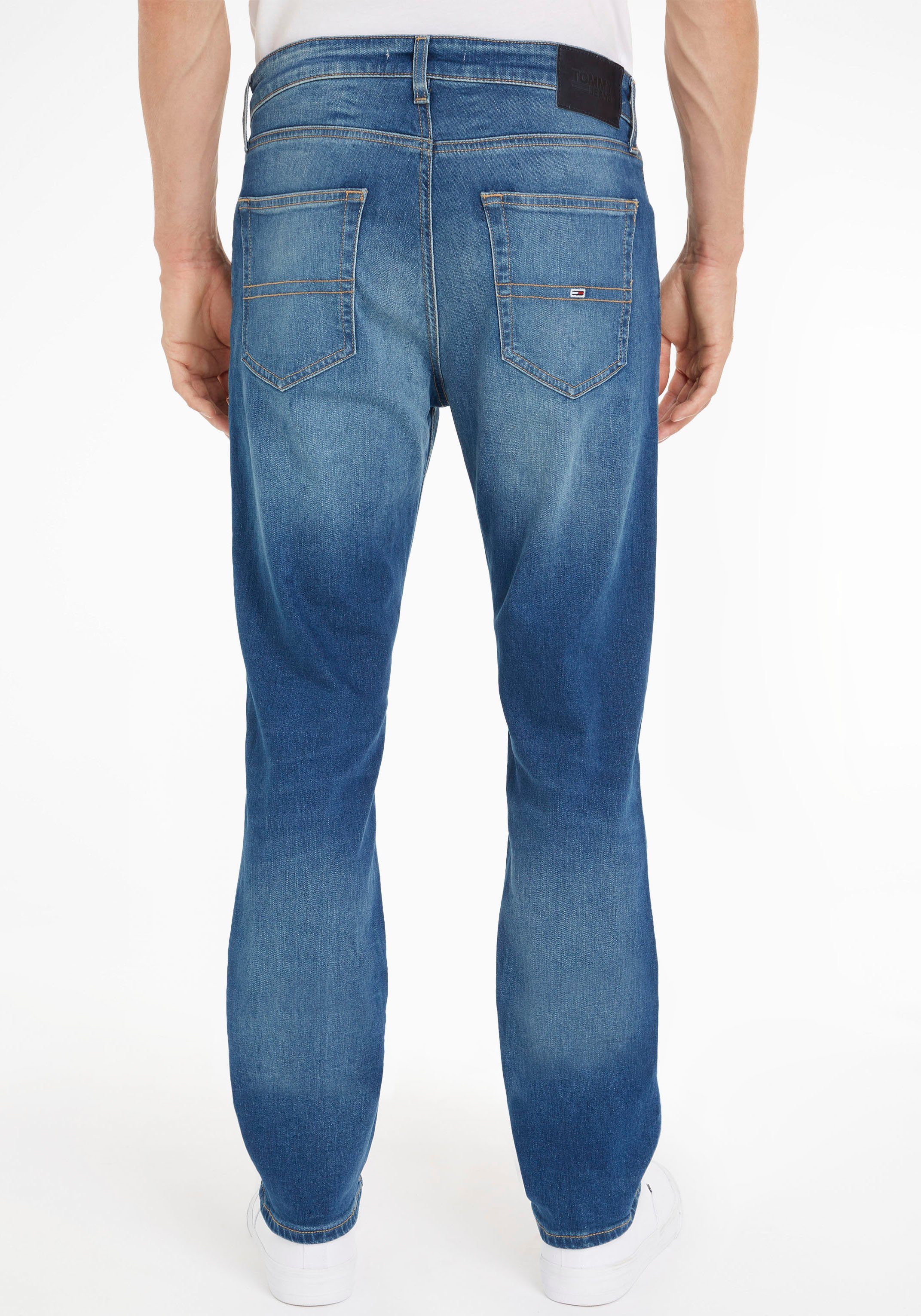 TOMMY JEANS Straight jeans Ryan met elastaan voor een comfortabele pasvorm