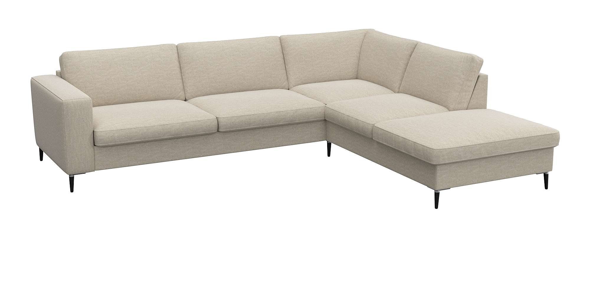 FLEXLUX Hoekbank Fiore, super zitcomfort door koudschuim in de zitting, L-vorm