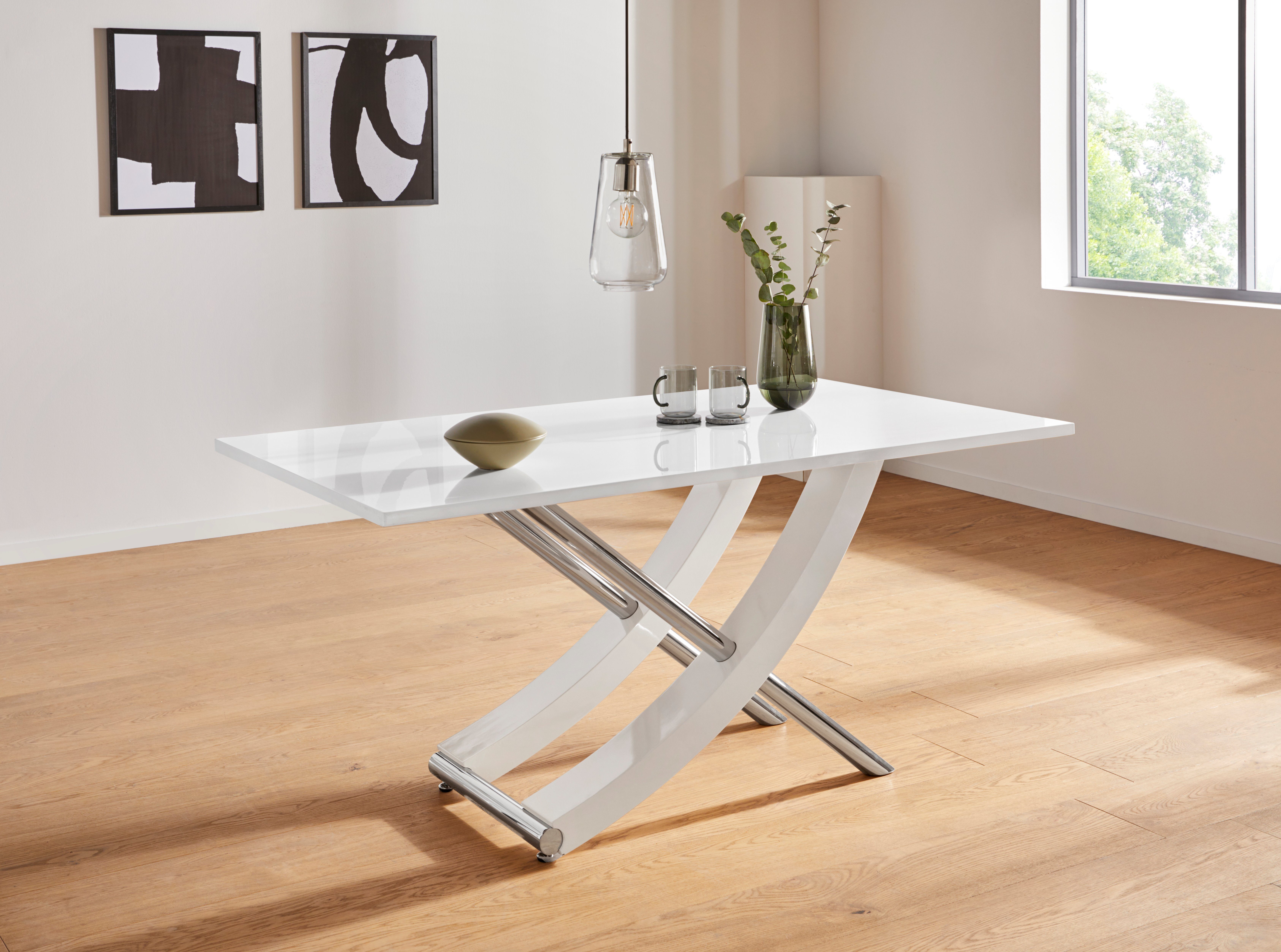 INOSIGN Eettafel Kaleo, TOPSELLER! Breedte 160 cm, modern ontwerp, stabiel, hoogglans