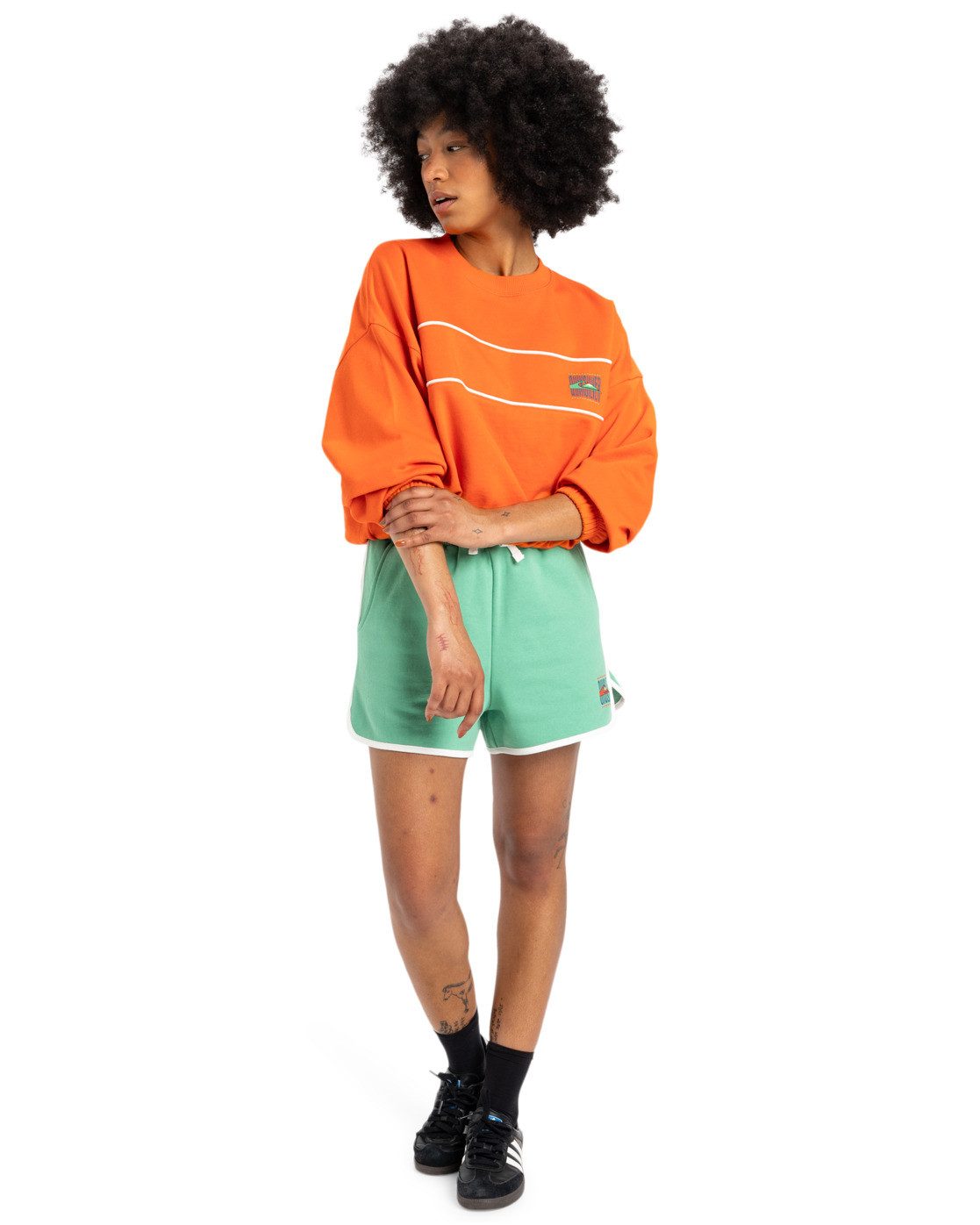 Quiksilver Sweatshirt Crop Over