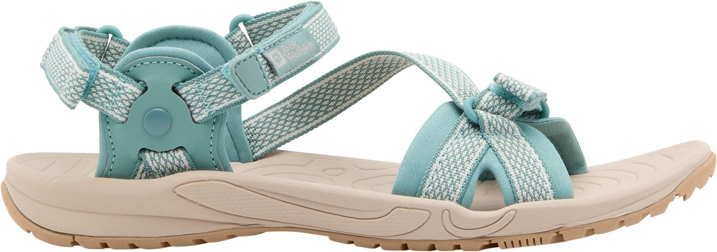 Jack Wolfskin Outdoorsandalen LAKEWOOD RIDE SANDAL W met klittenbandsluiting