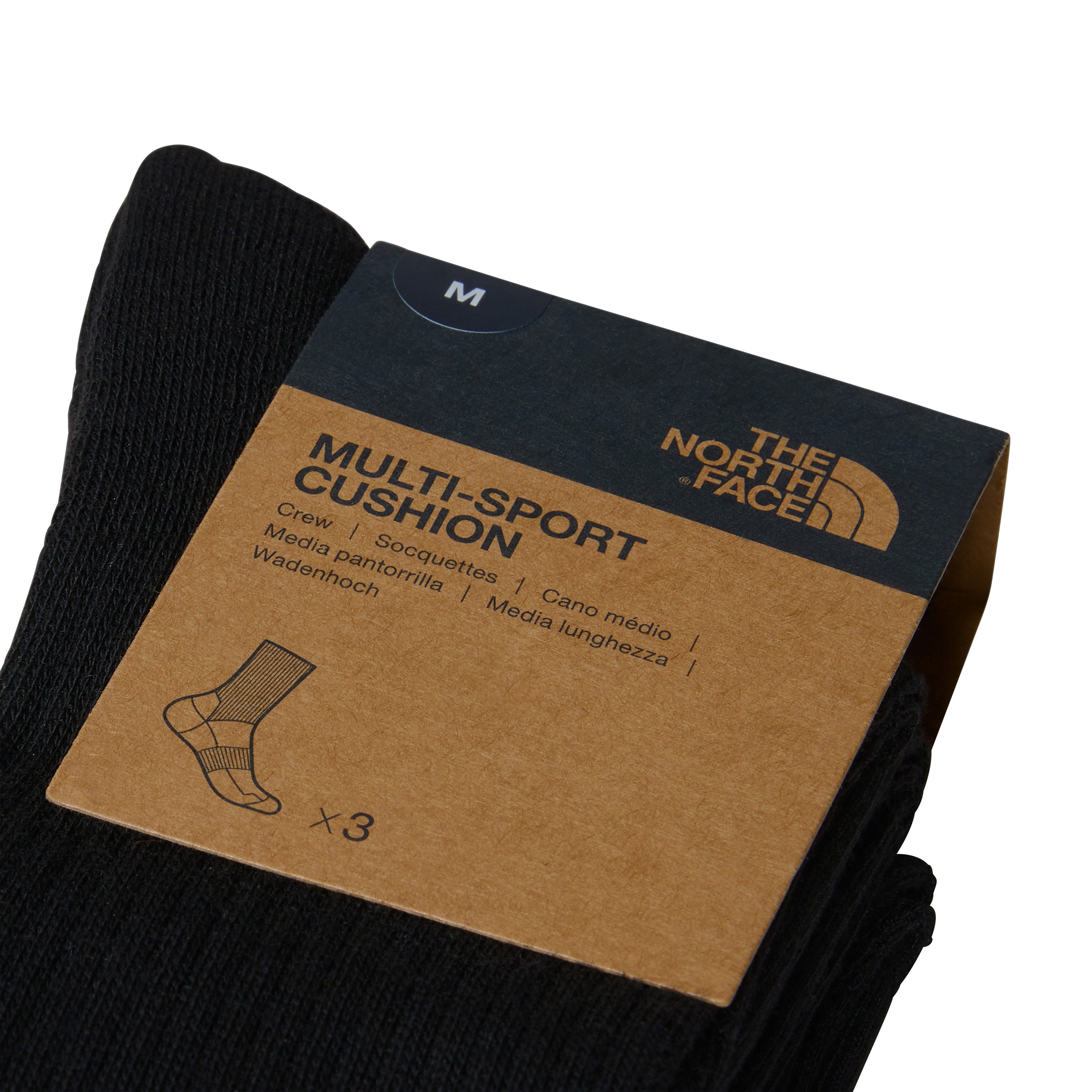The North Face Sportsokken MULTI SPORT CUSH CREW SOCK 3P (3 paar)