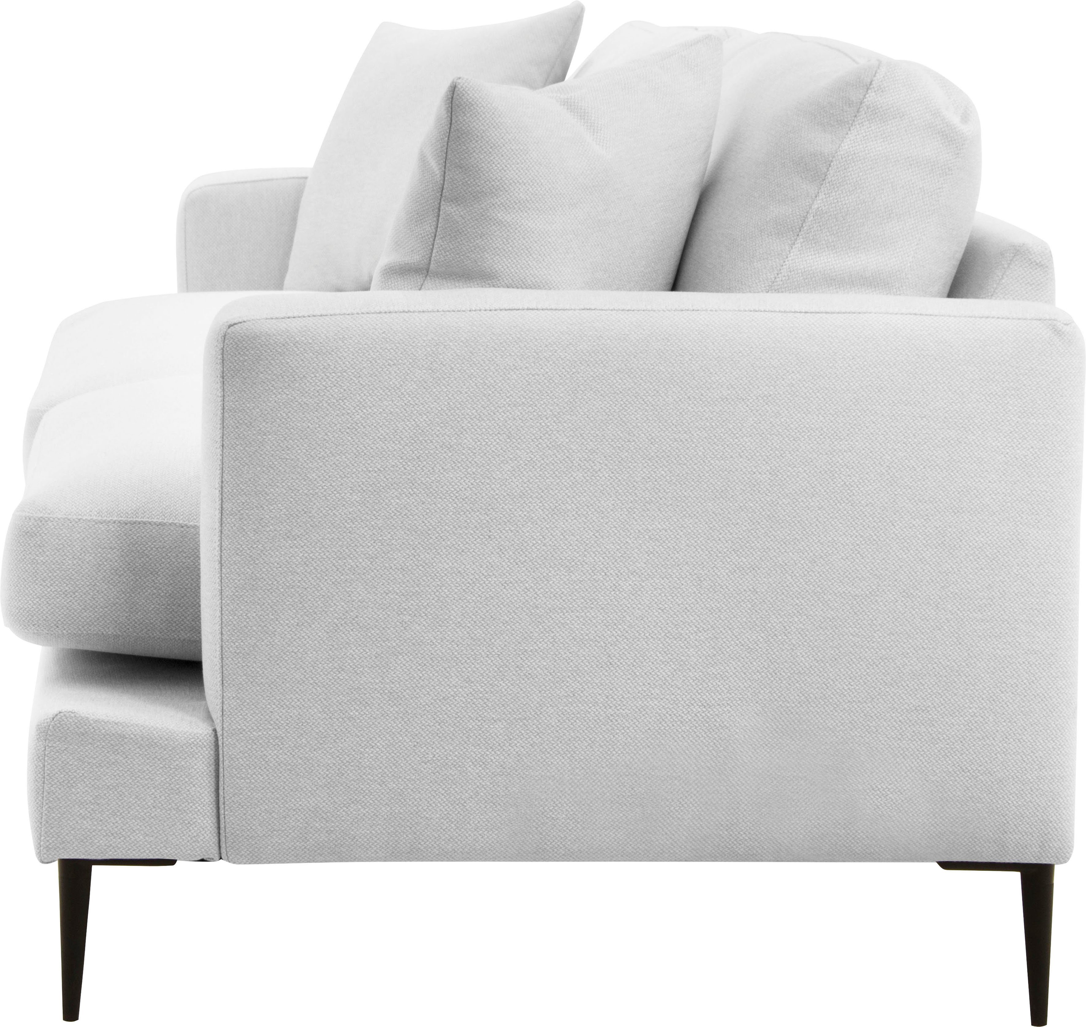 Leonique Megabank Cozy elegante designbank, afmetingen B/D/H: 252/97/80 cm