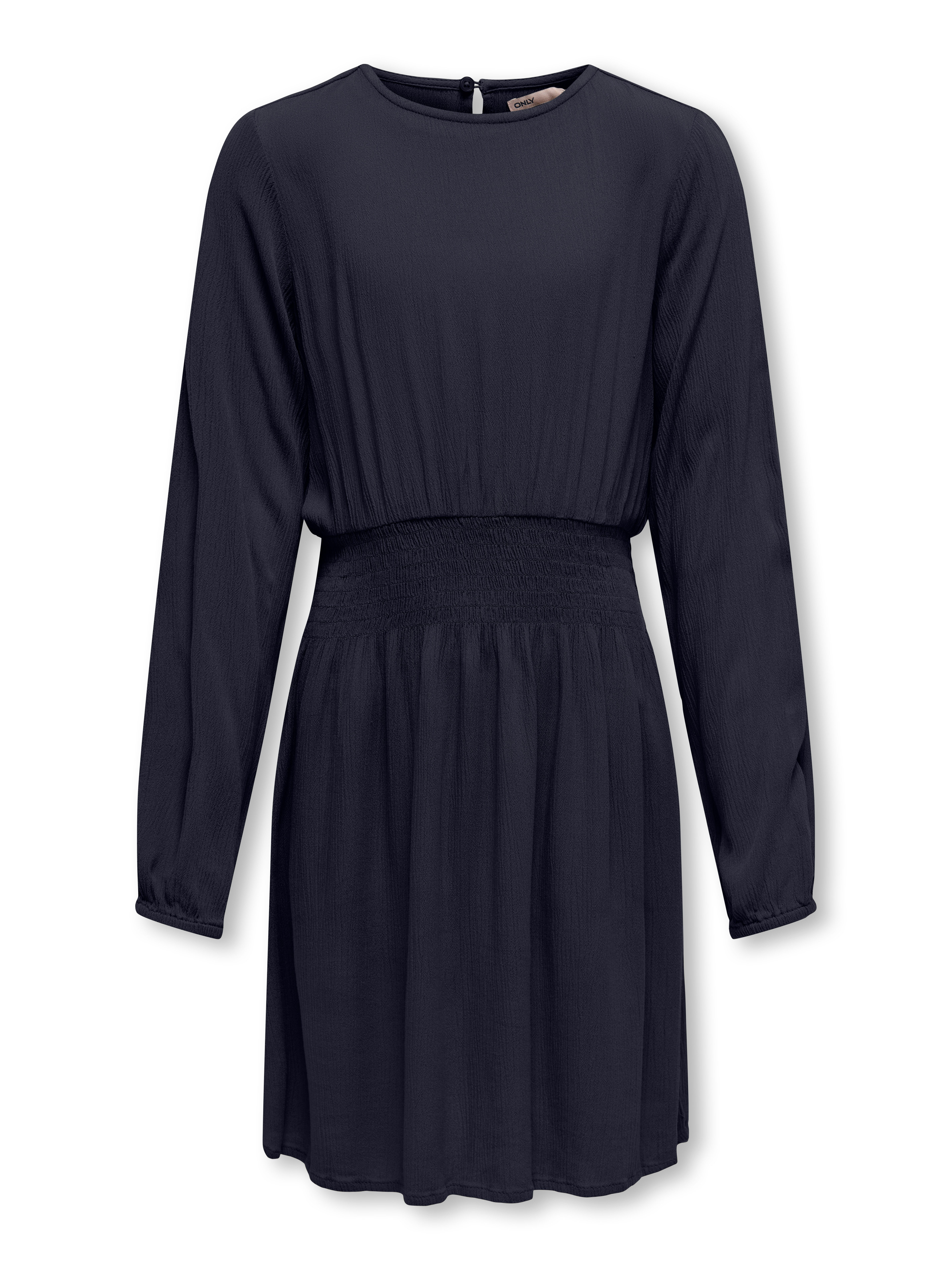 KIDS ONLY Zomerjurk KOGCORNELIA LIFE L/S SHORT DRESS WVN meisjes zomerjurken maat 152 blauw