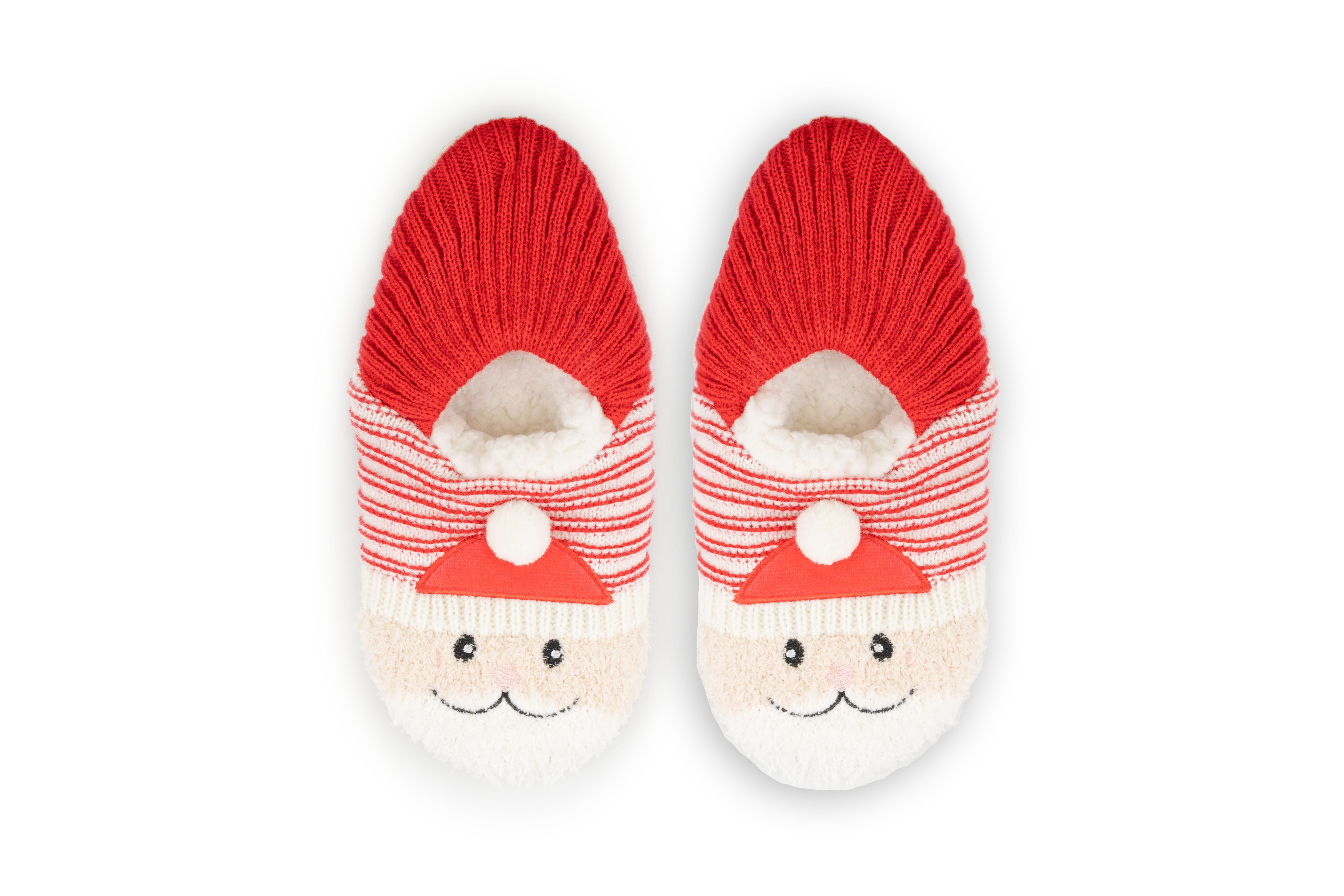 Capelli New York Pantoffels slipvast, kerstman-applicatie, warm gevoerd