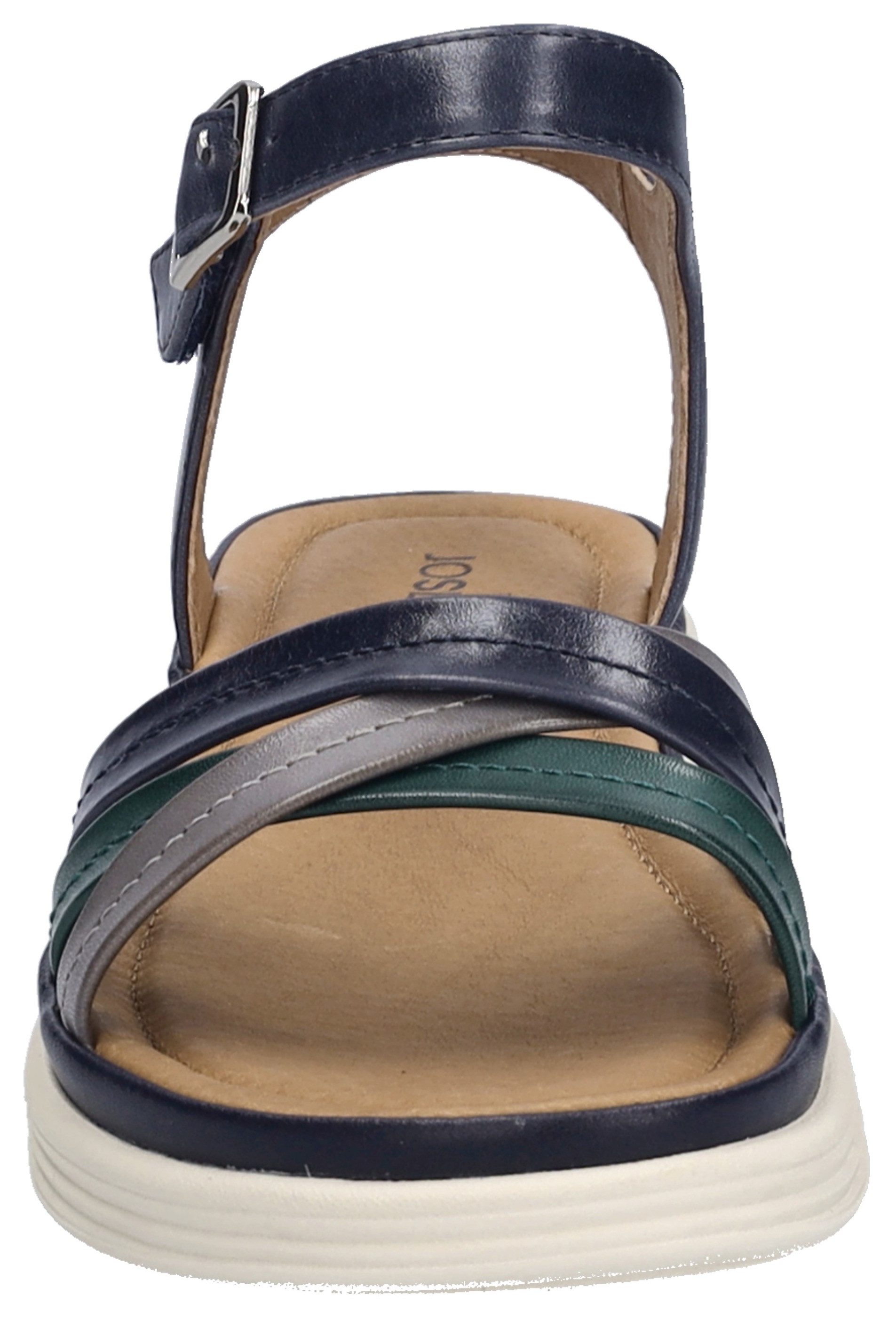 Josef Seibel Sandalen Sevran 02 , plateausandaal, wedgesandaal met modieuze kruisbandage