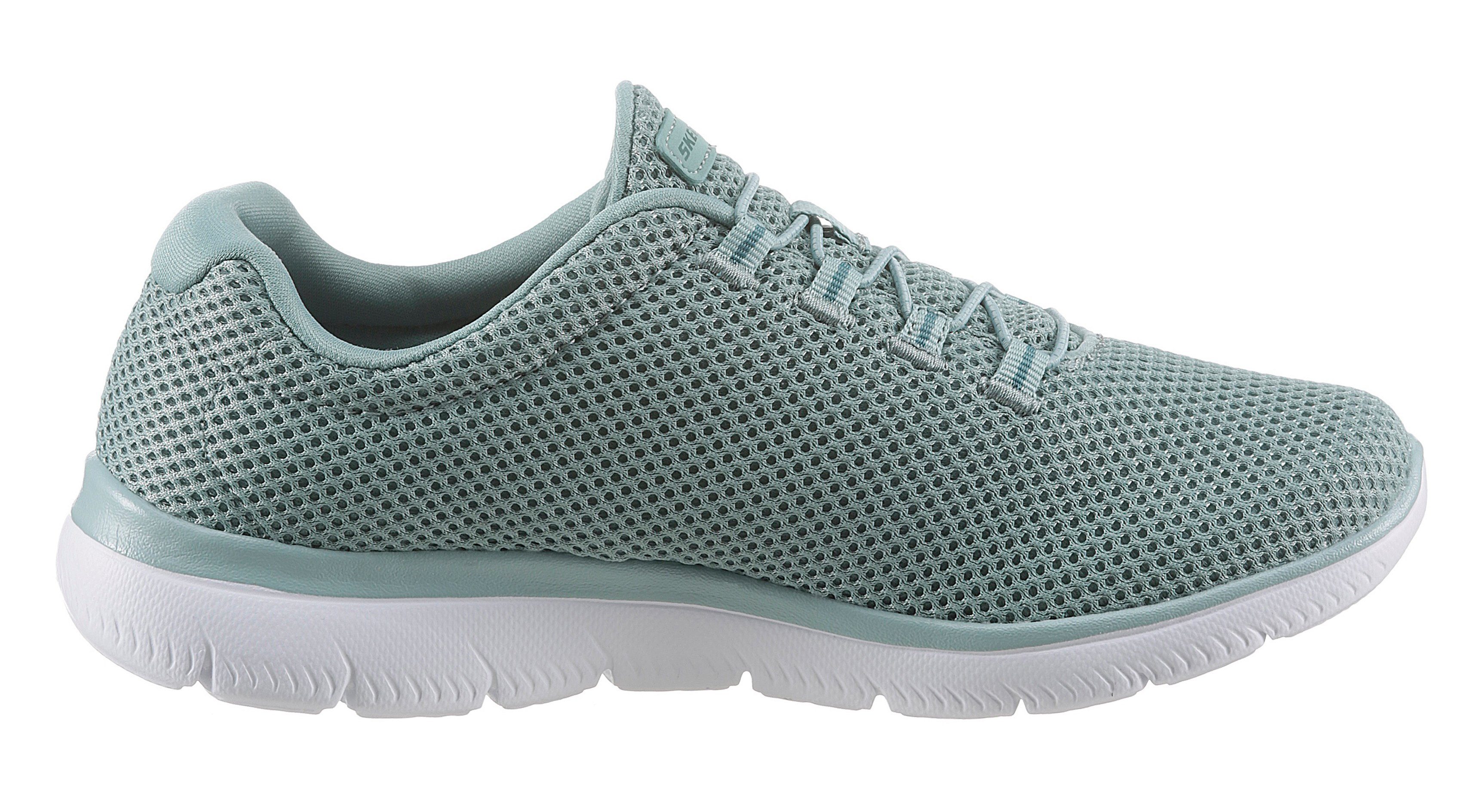 Skechers Slip-on sneakers Summits Vrijetijdsschoen, lage schoen, instapschoen met comfortabele binnenzool