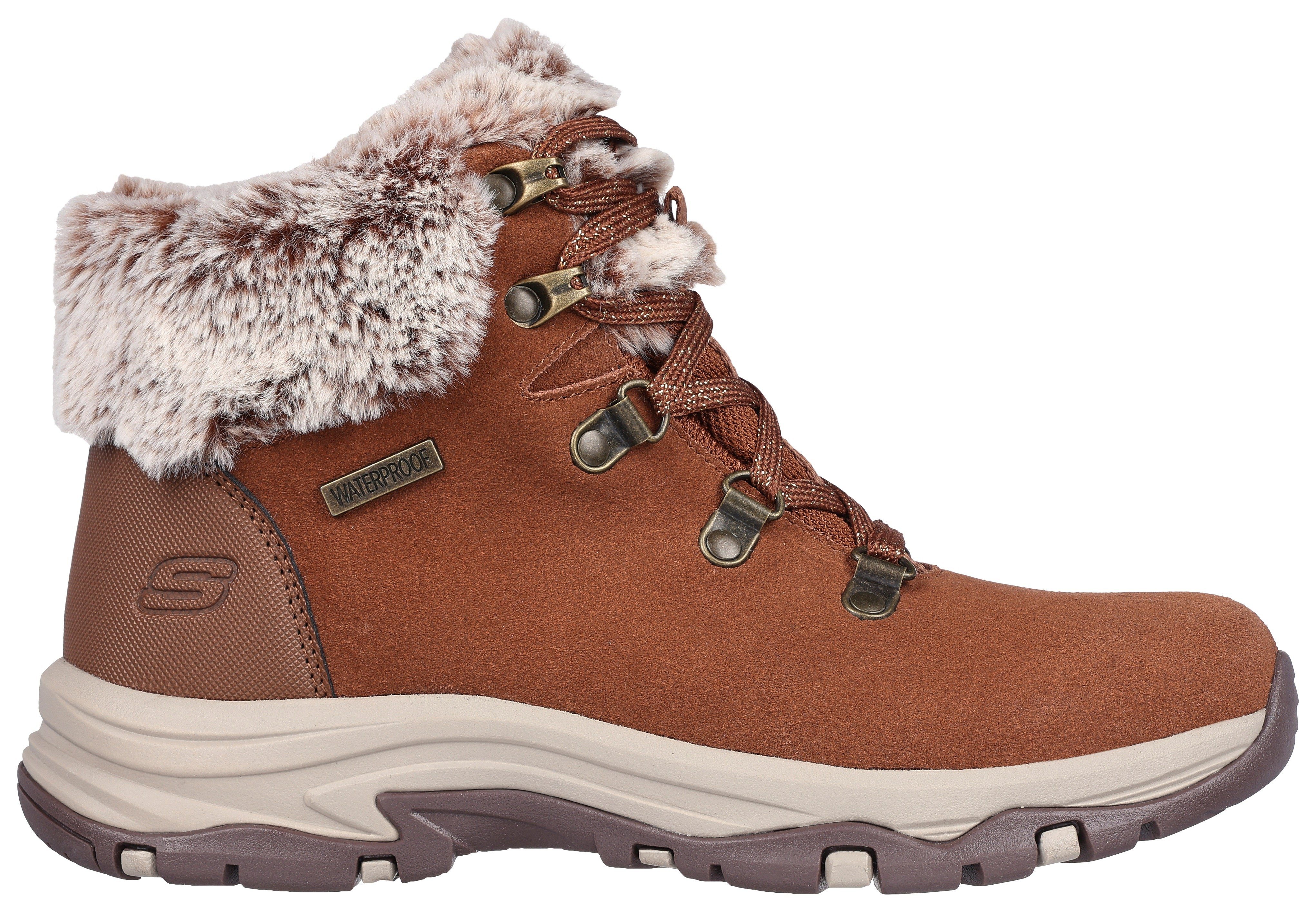 Skechers Winterlaarzen TREGO- met imitatiebont bij de schacht