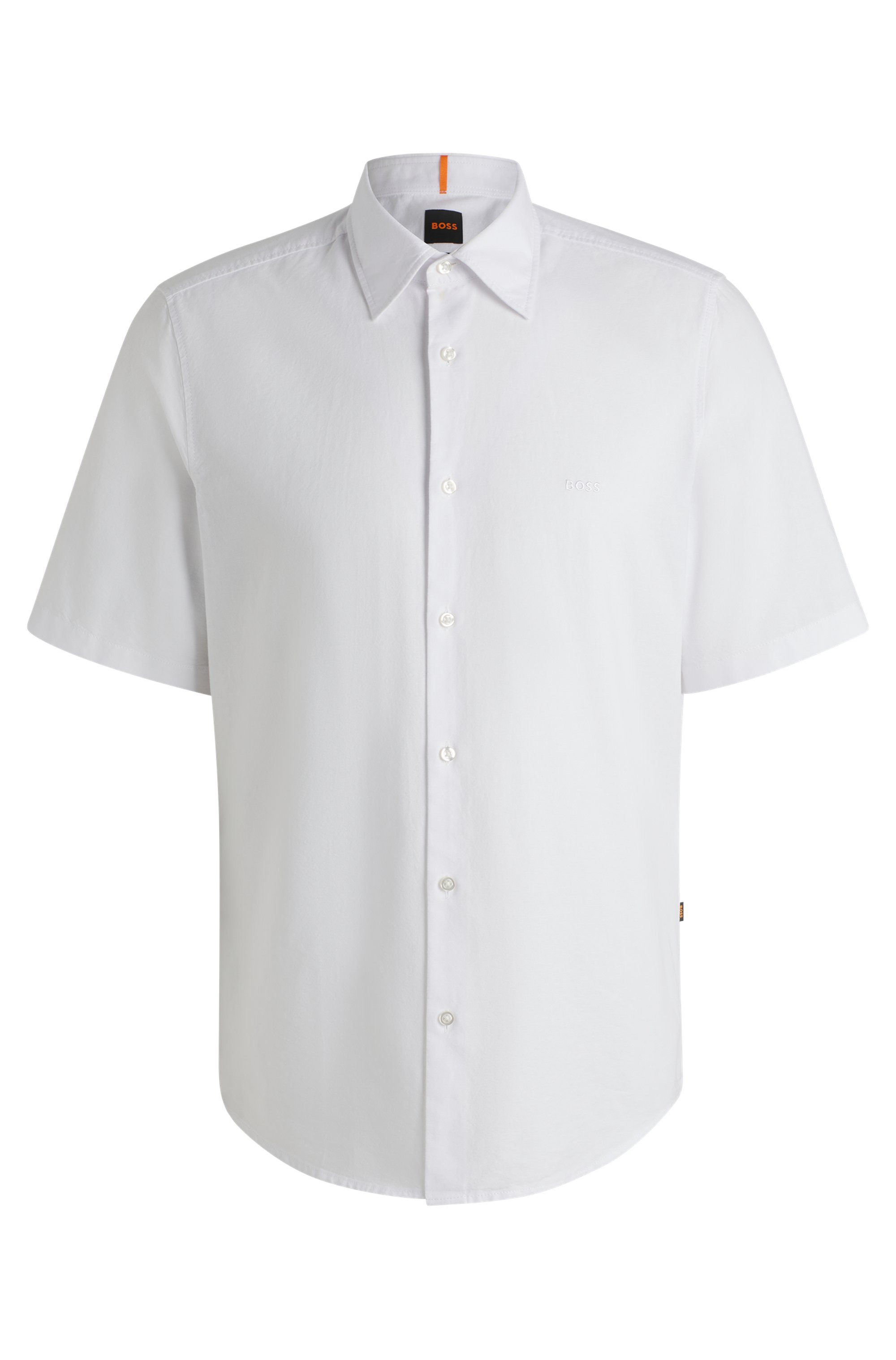 Boss Orange Overhemd met korte mouwen Rash met tonale logo