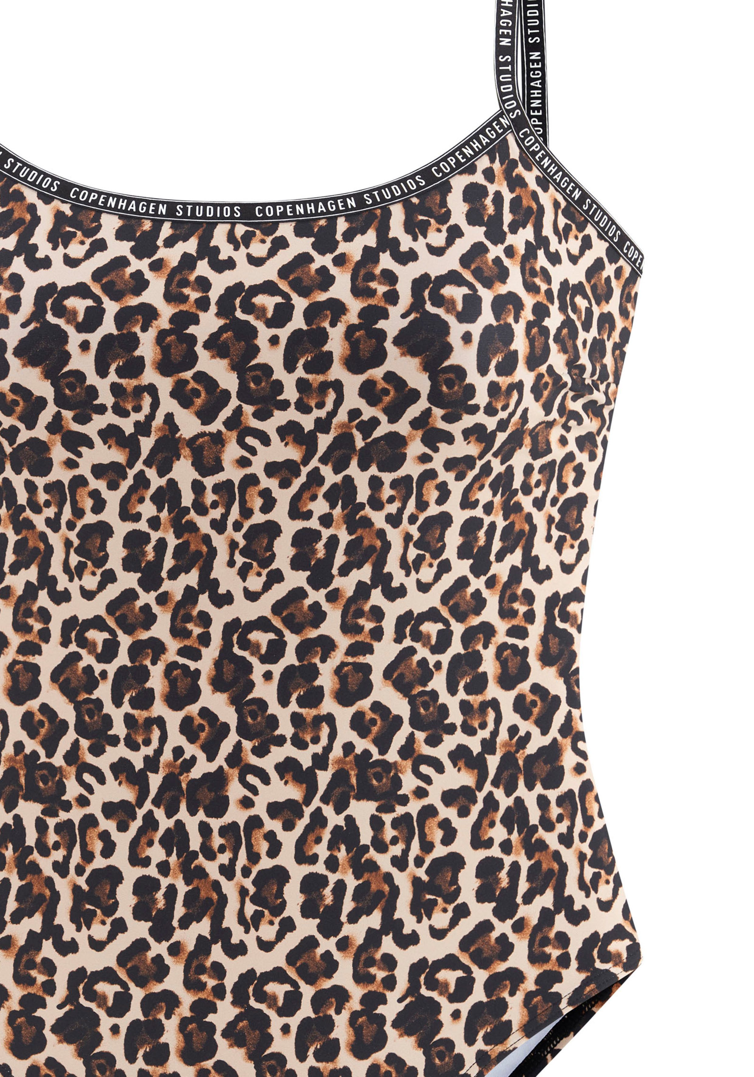 Copenhagen Studios Badpak Leody Met trendy animal-print