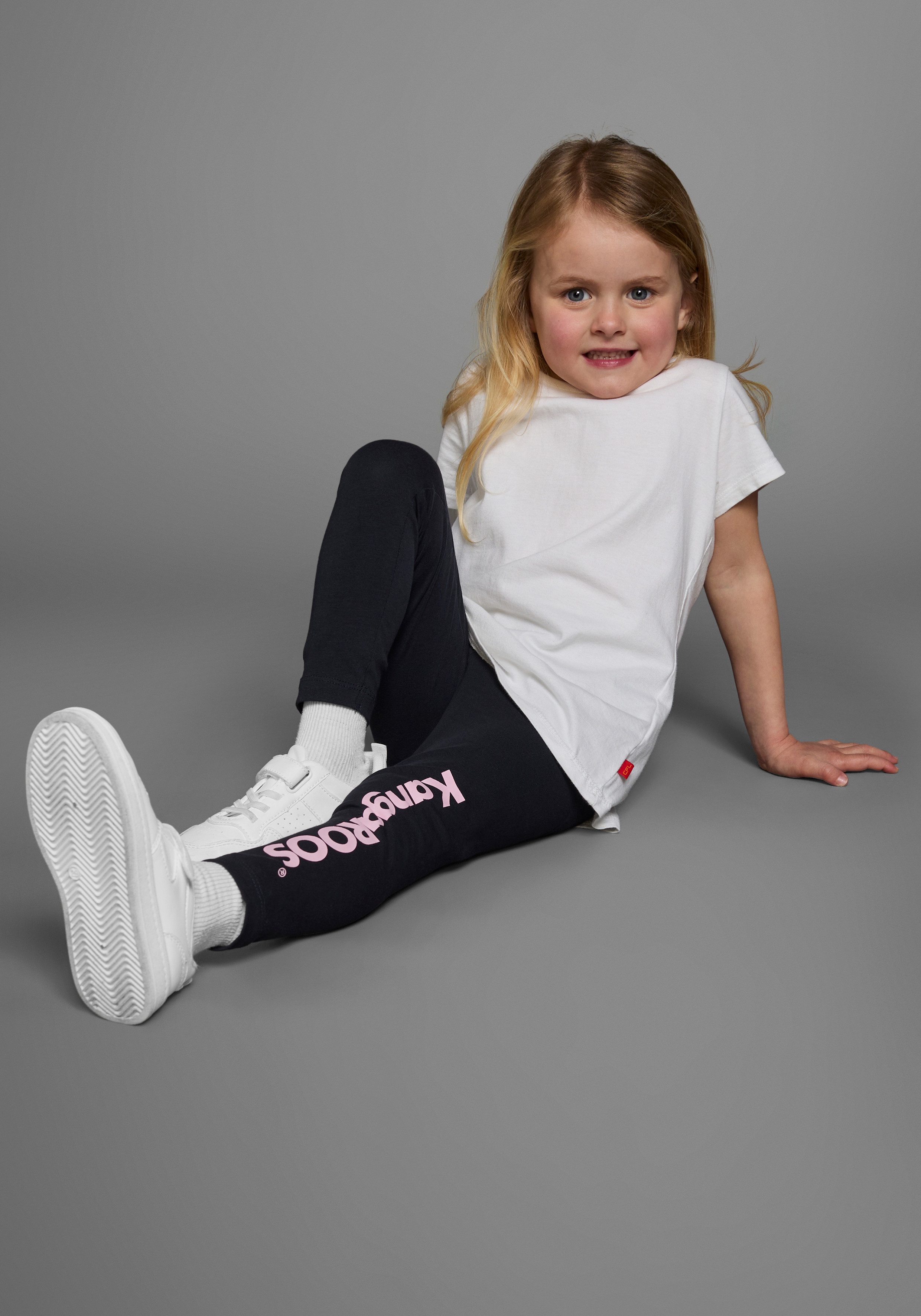 KangaROOS Legging 2-pack leggings met Kangaroos opschrift (set, 2-delig)