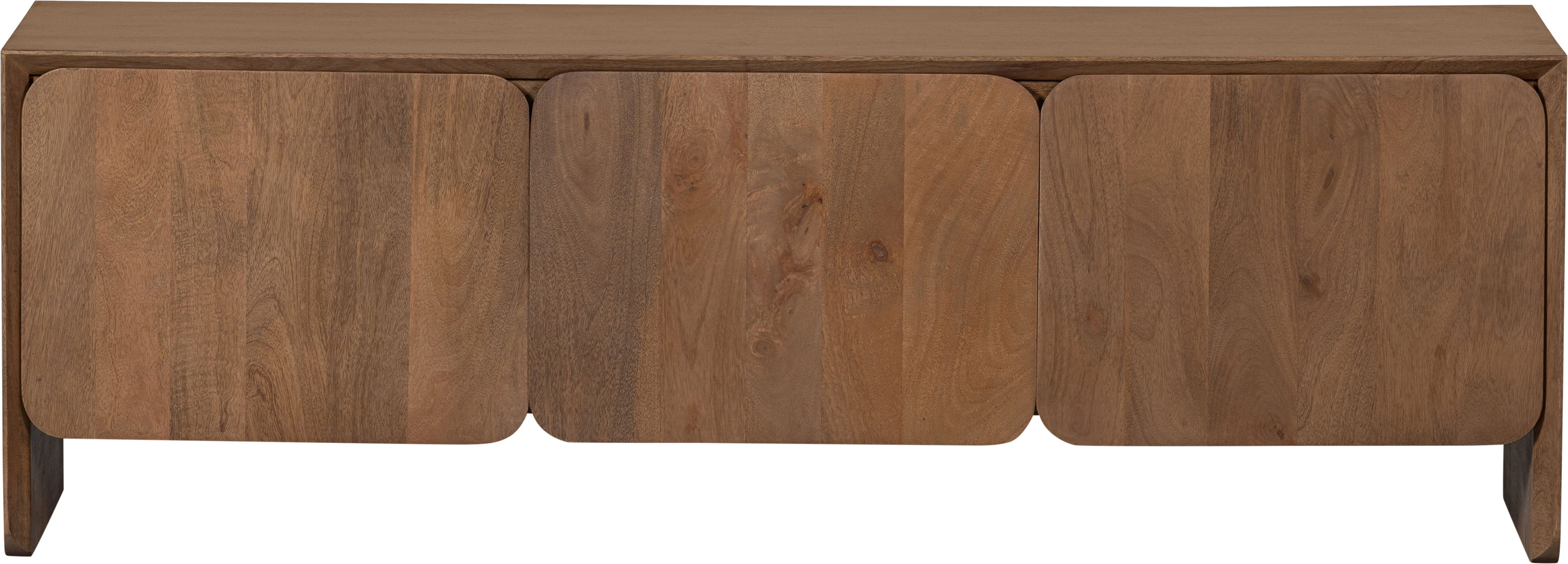 WOOOD Tv-meubel Jerre TV-dressoir Commode van mango-hout, H 50 cm x B 150 cm x D 40 cm