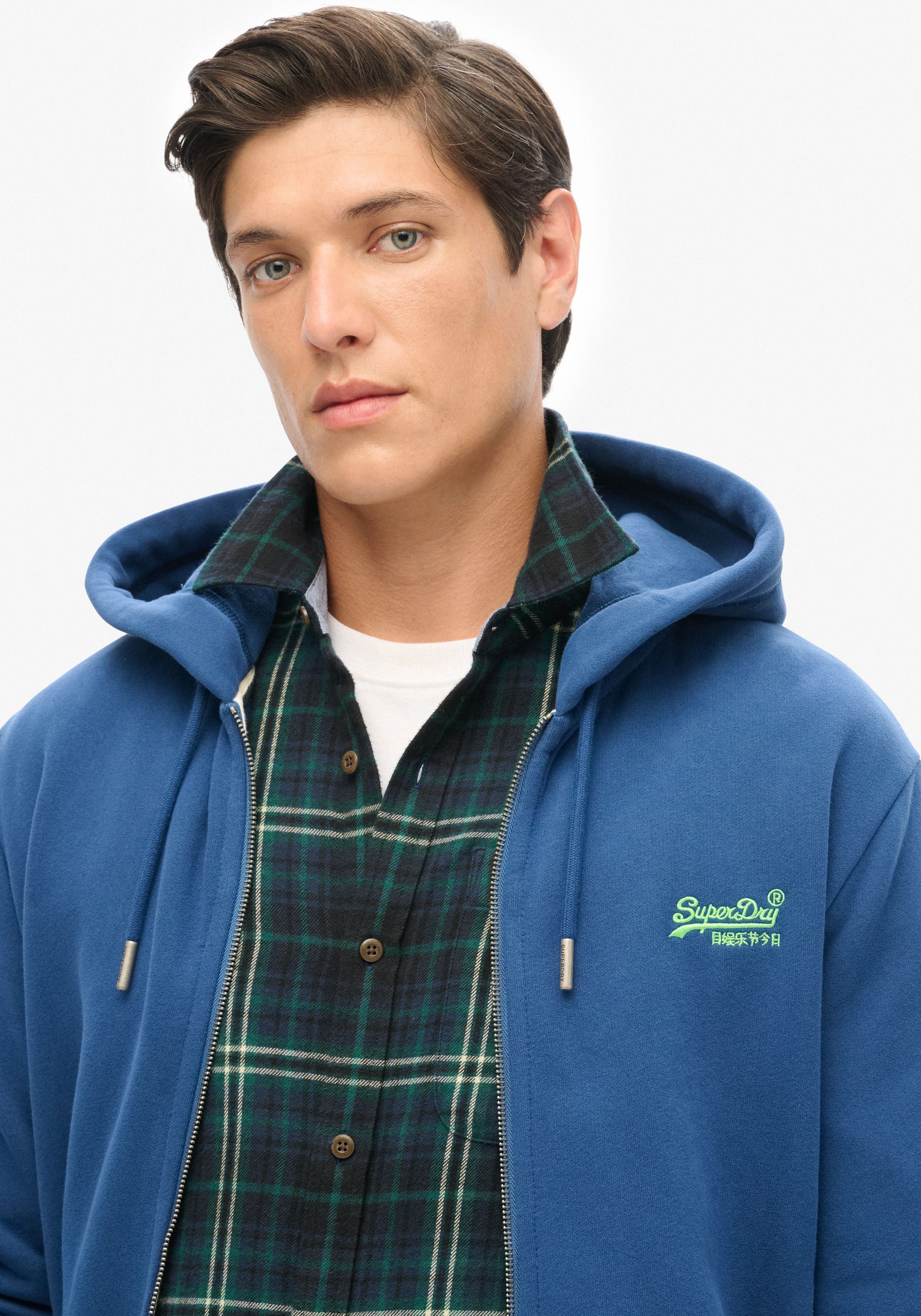 Superdry Capuchonsweatvest ESSENTIAL LOGO ZIP HOODIE