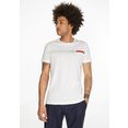 tommy hilfiger t-shirt two tone chest stripe tee wit