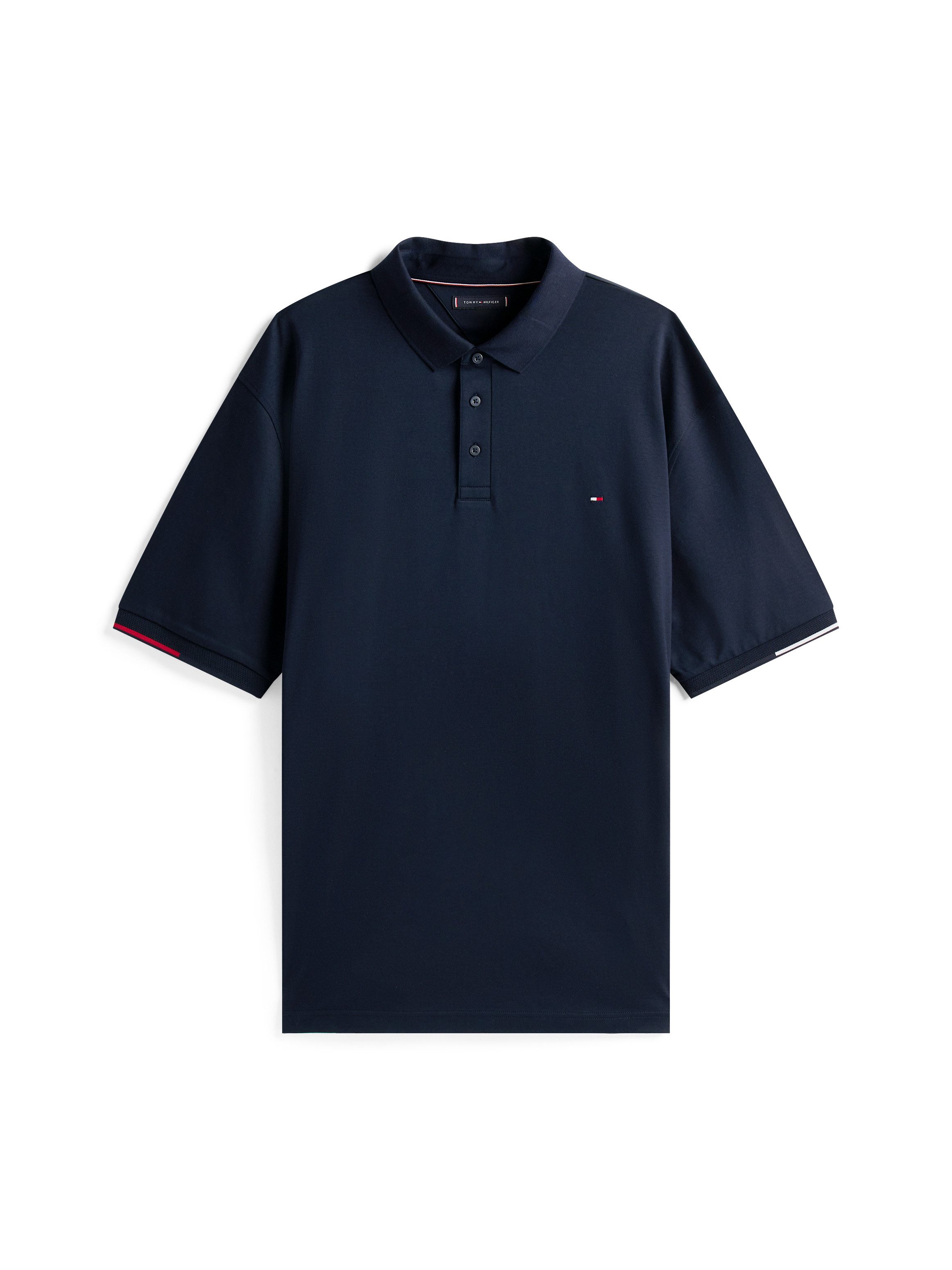 Tommy Hilfiger Poloshirt BT-INTERLOCK FLAGCUFF SLIM FIT-B