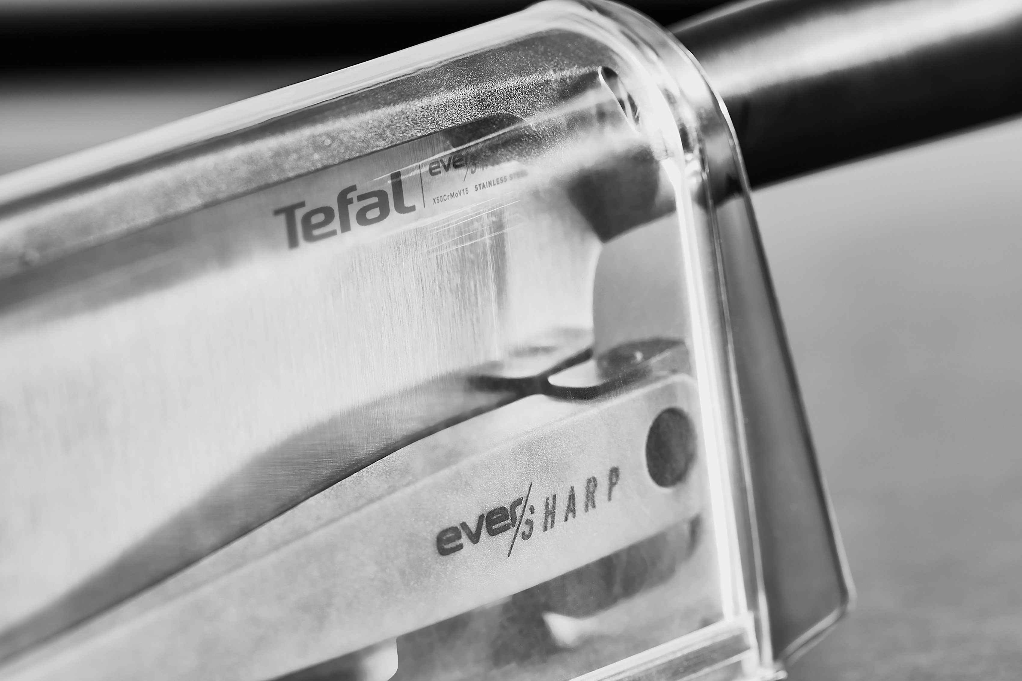 Tefal Messenset K25790 Ever Sharp S Roestvrij staal, langdurige snijkracht en scherpte (set, 2-delig)