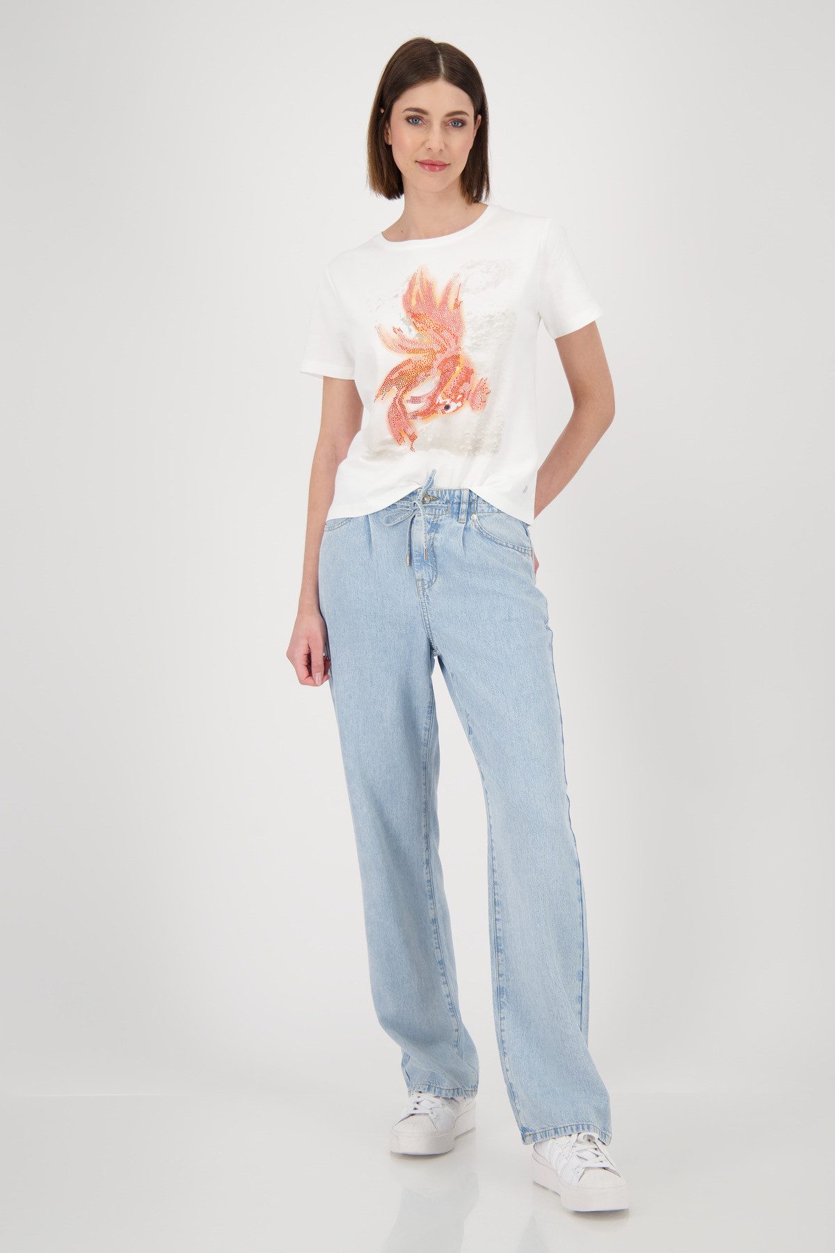 Monari Shirt met ronde hals Met een ronde hals