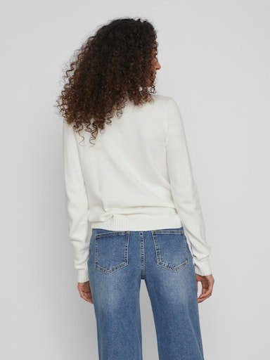 Vila Trui met V-hals VIRIL V-NECK L S KNIT TOP NOOS