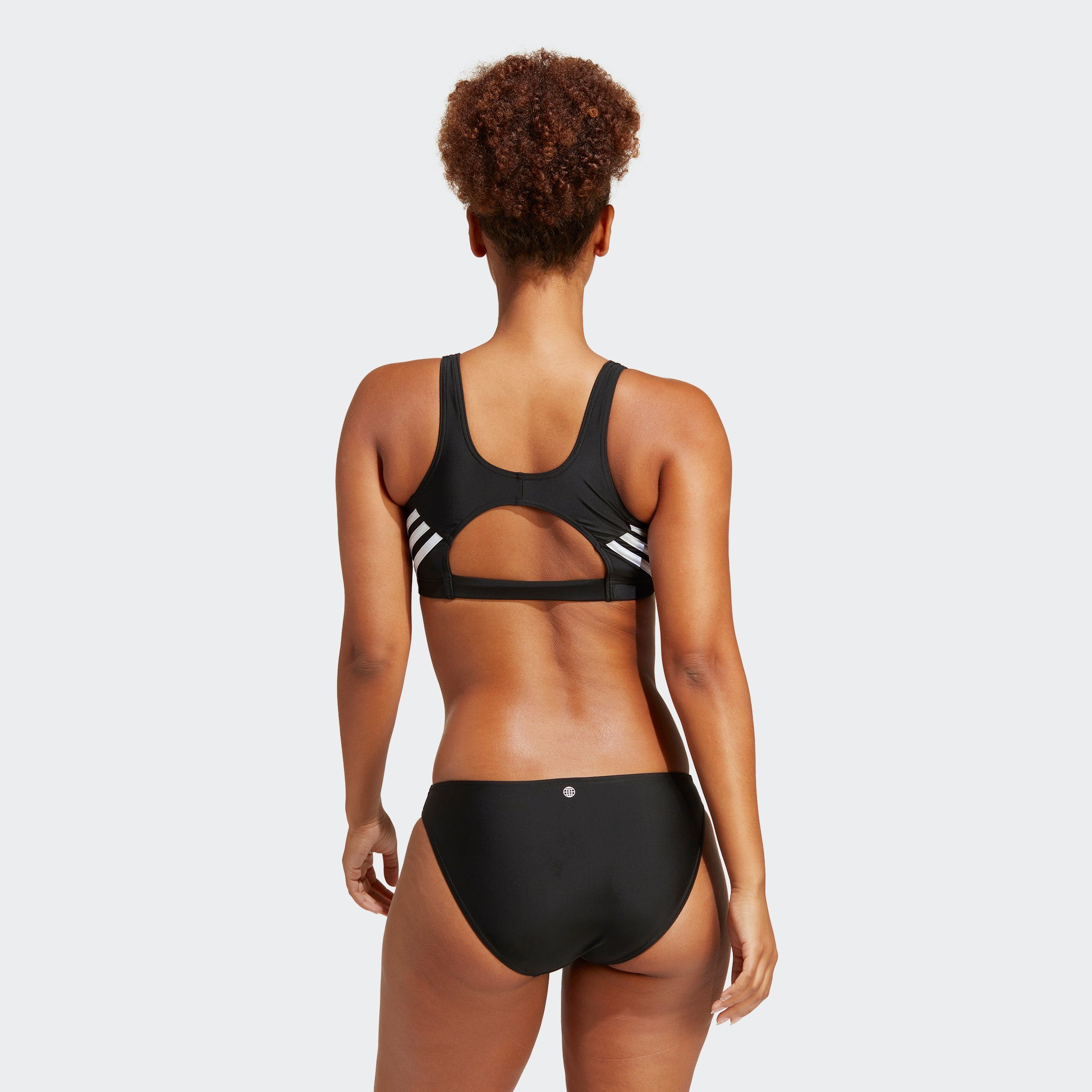 adidas Performance Bustierbikini 3-strepen bikini