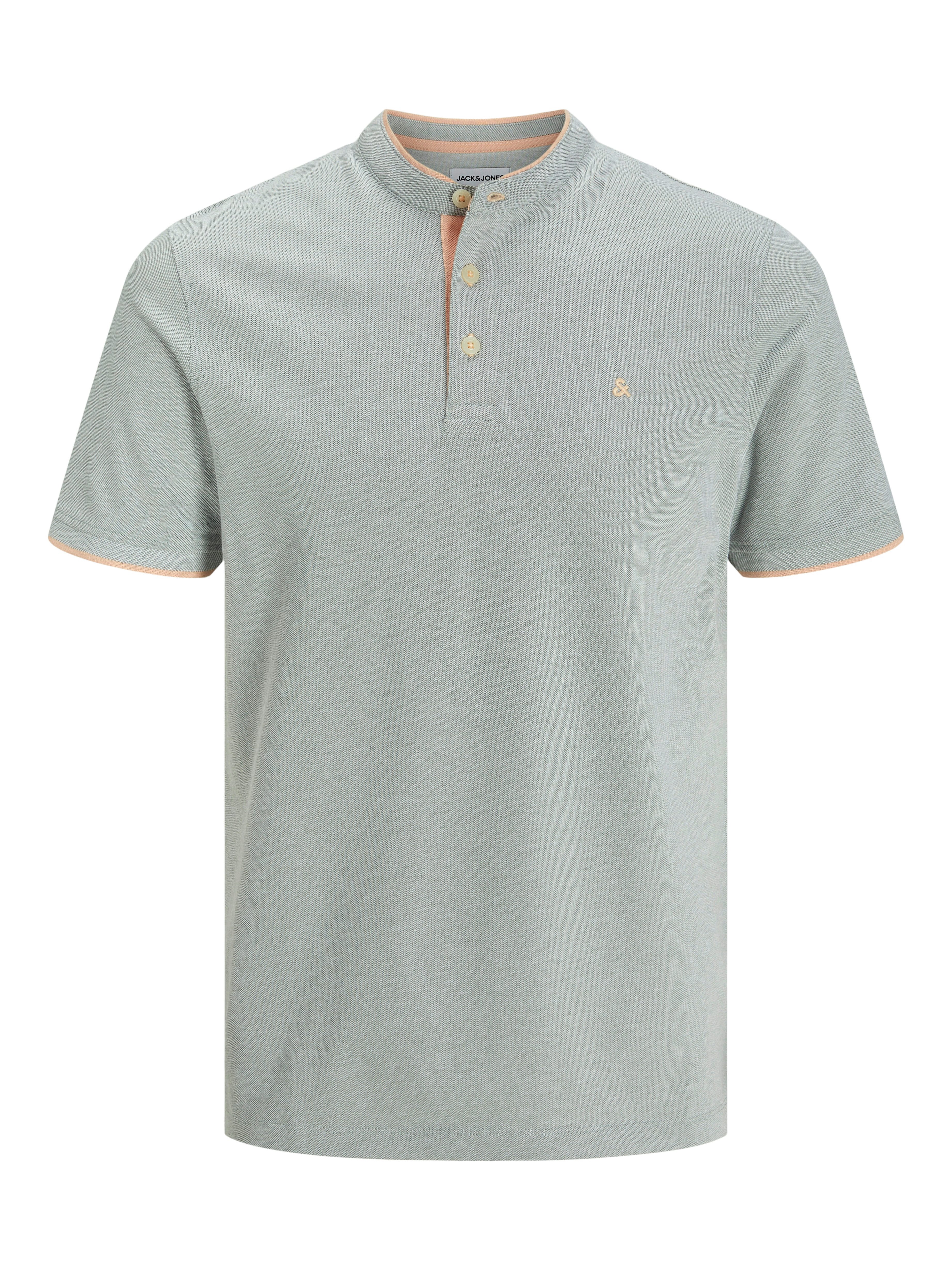 Jack & Jones Poloshirt JJEPAULOS MAO POLO met geborduurd logo