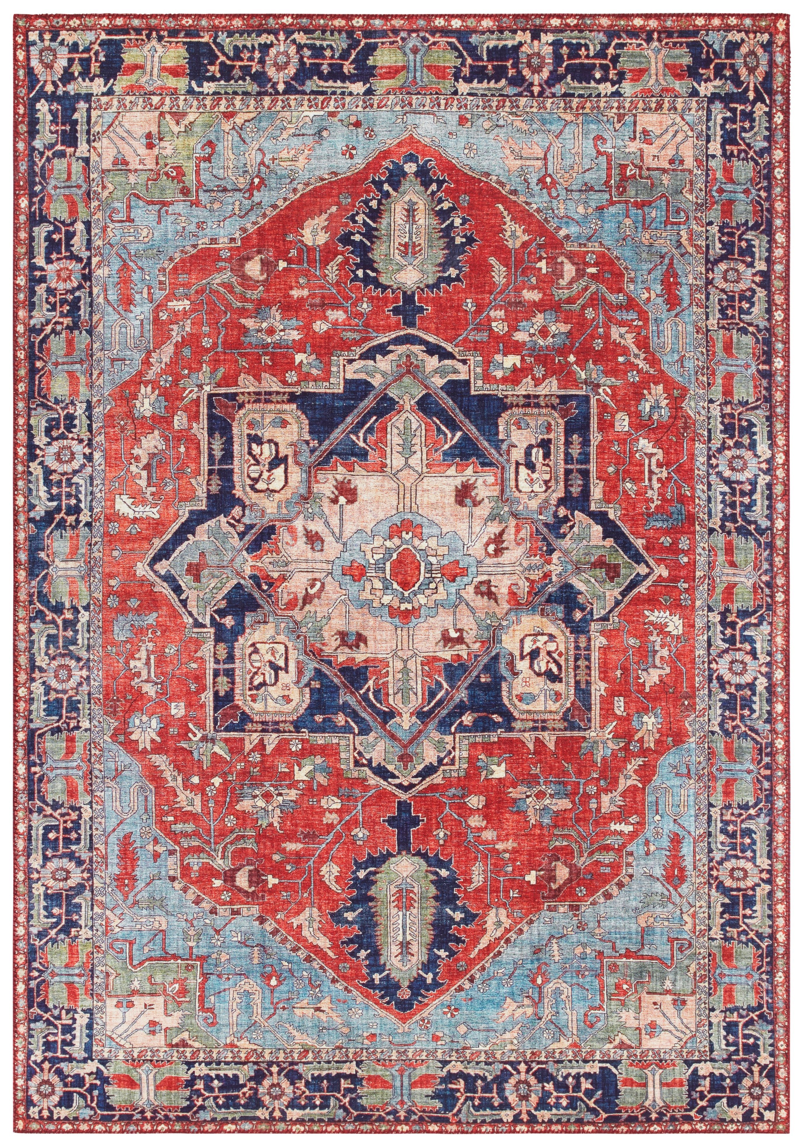 ELLE DECORATION Vloerkleed Hamadan Oosters, loper, kortpolig, woonkamer, slaapkamer, eetkamer