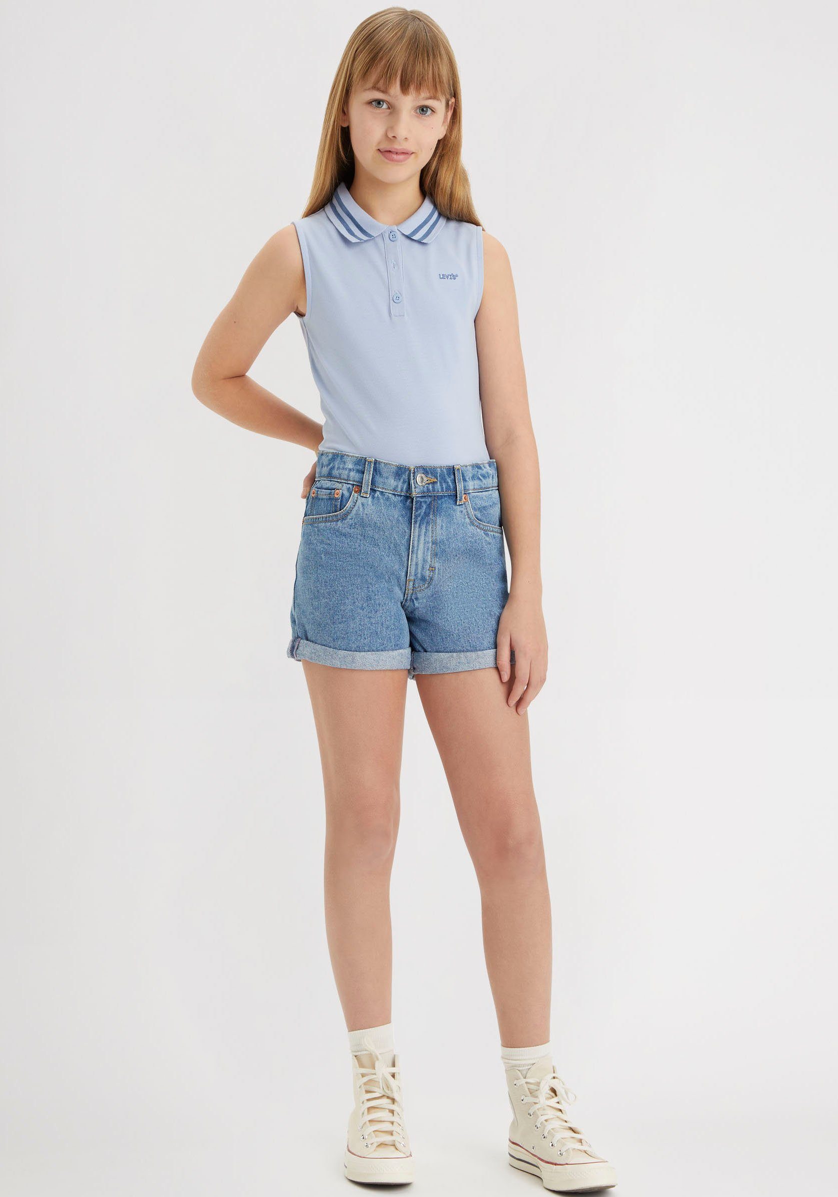 Levi's Kidswear Jeansshort LVG MINI MOM SHORT W ROLL CUF
