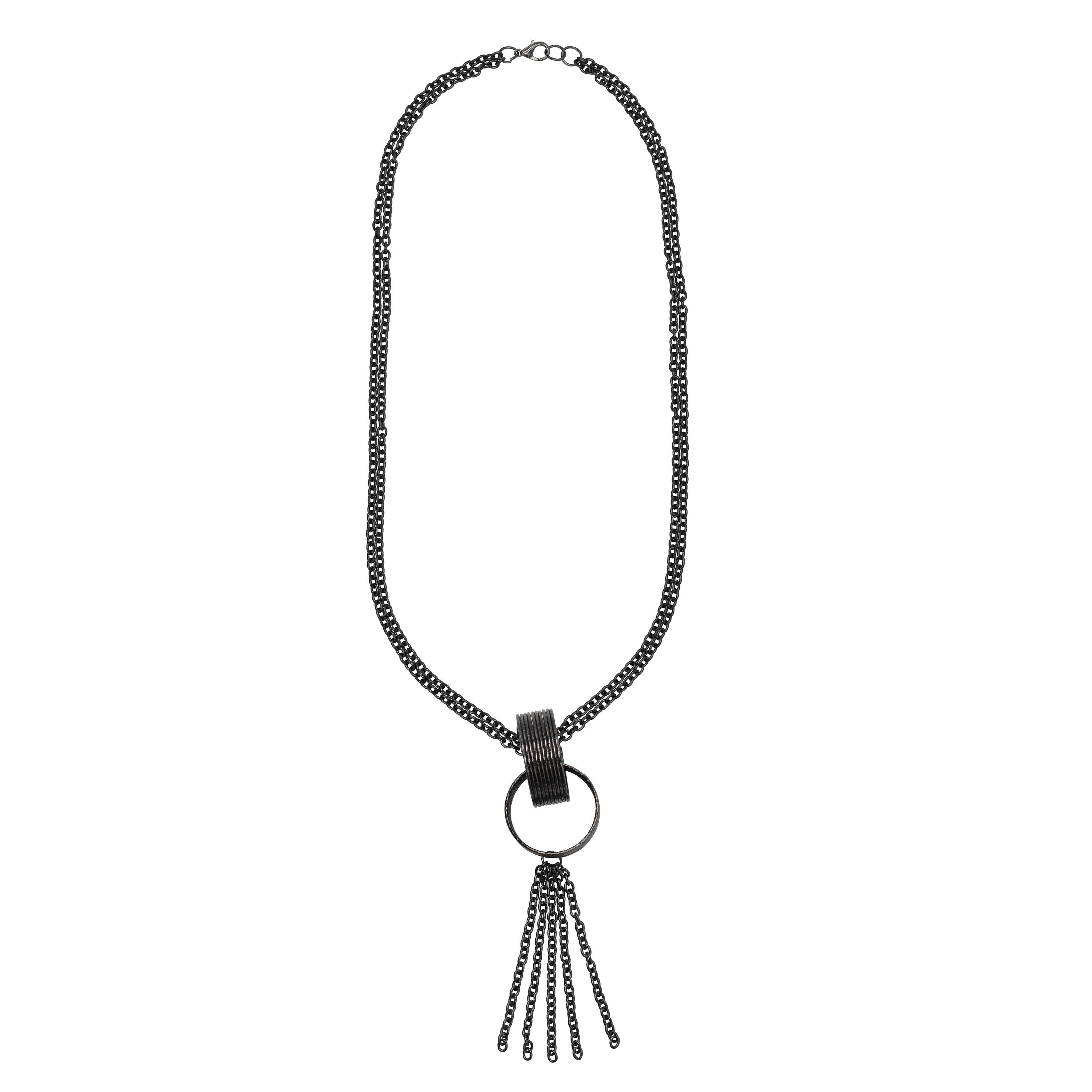 Firetti Lange ketting Sieraden cadeau Rough Rings Y-ketting