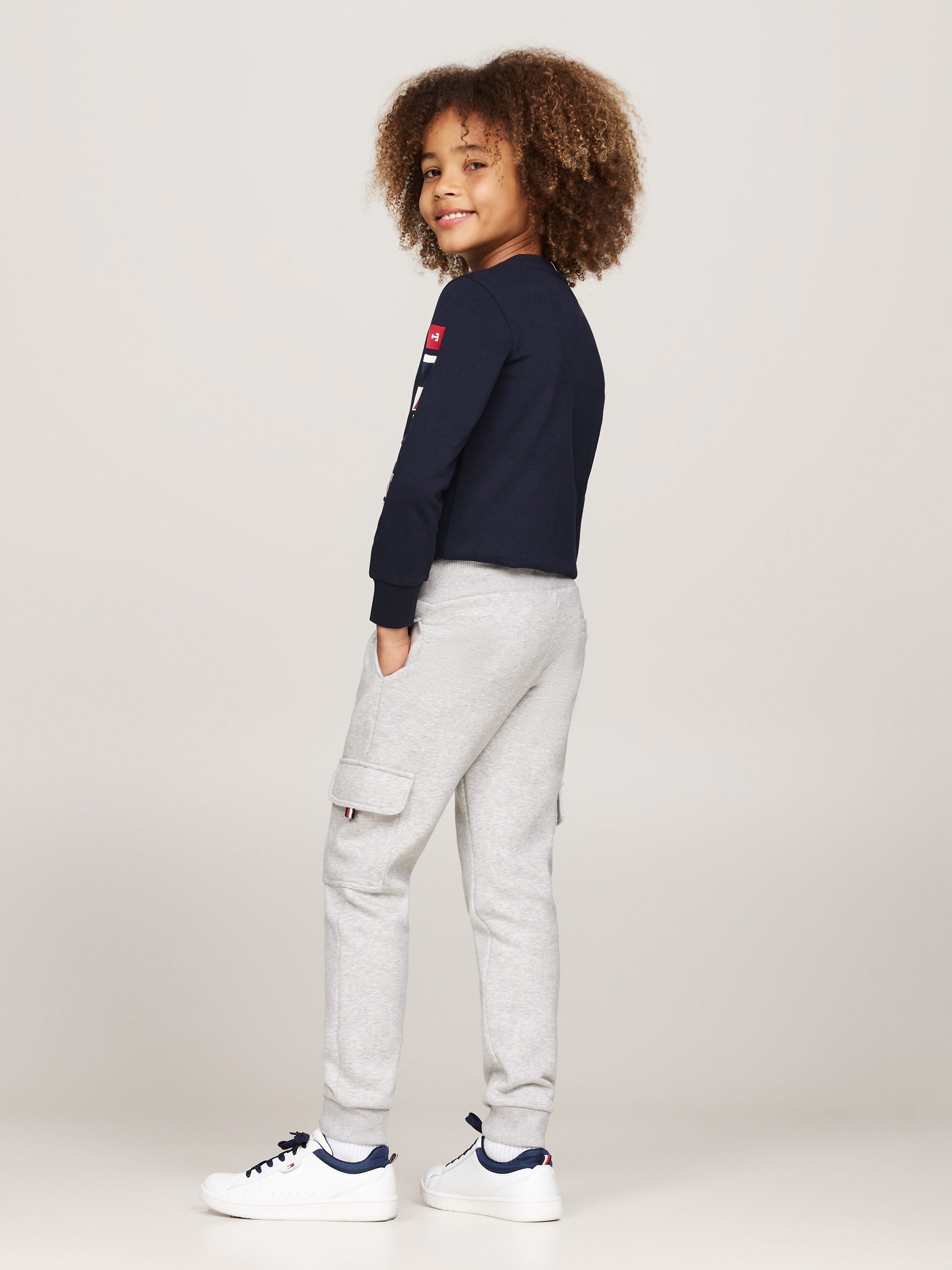 Tommy Hilfiger Sweatbroek MONOTYPE FLEECE REG CARGO SWEATP