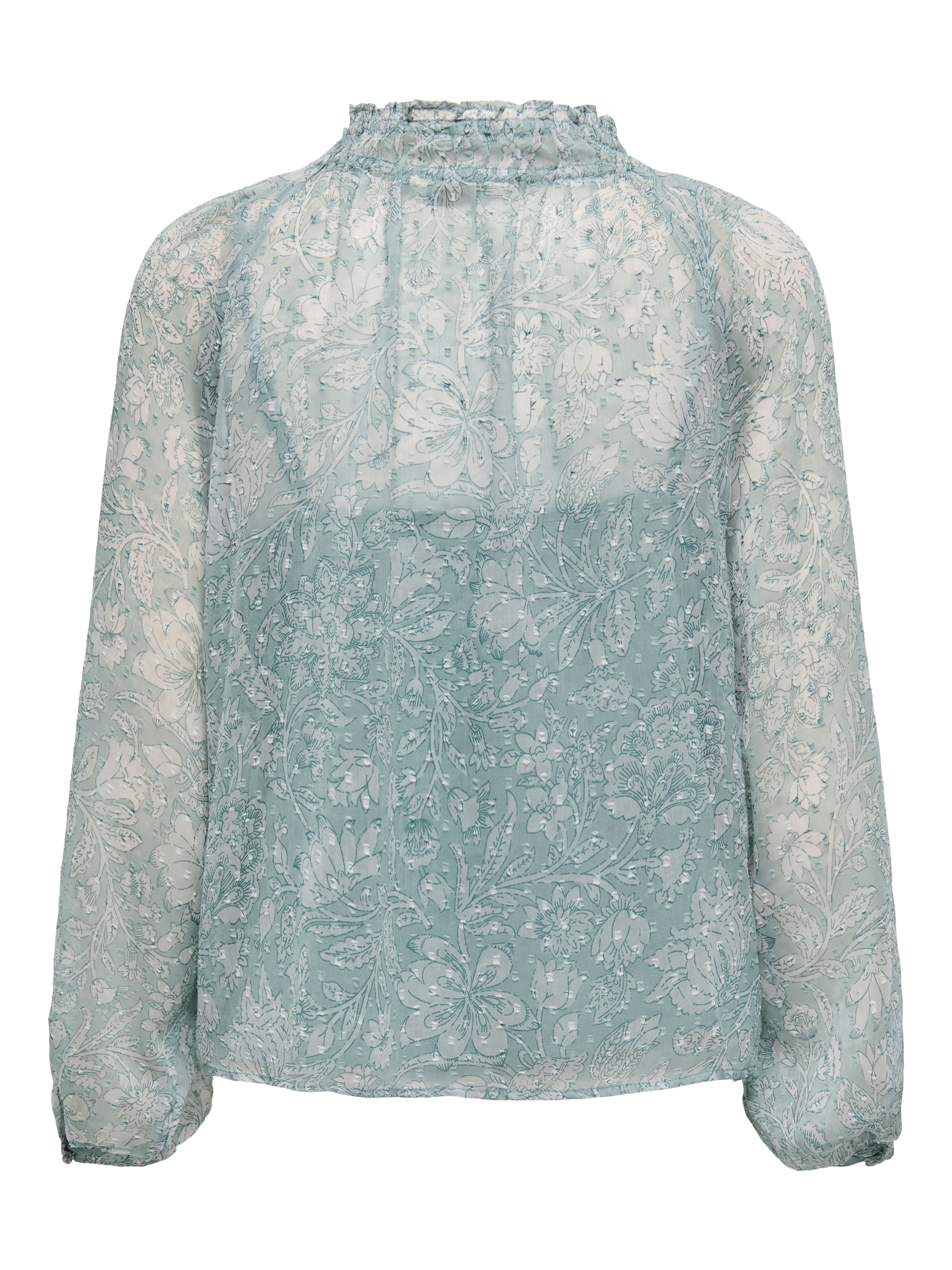 Only Chiffon blouse ONLELIZA LIFE LS V-NECK STRING TOP WVN