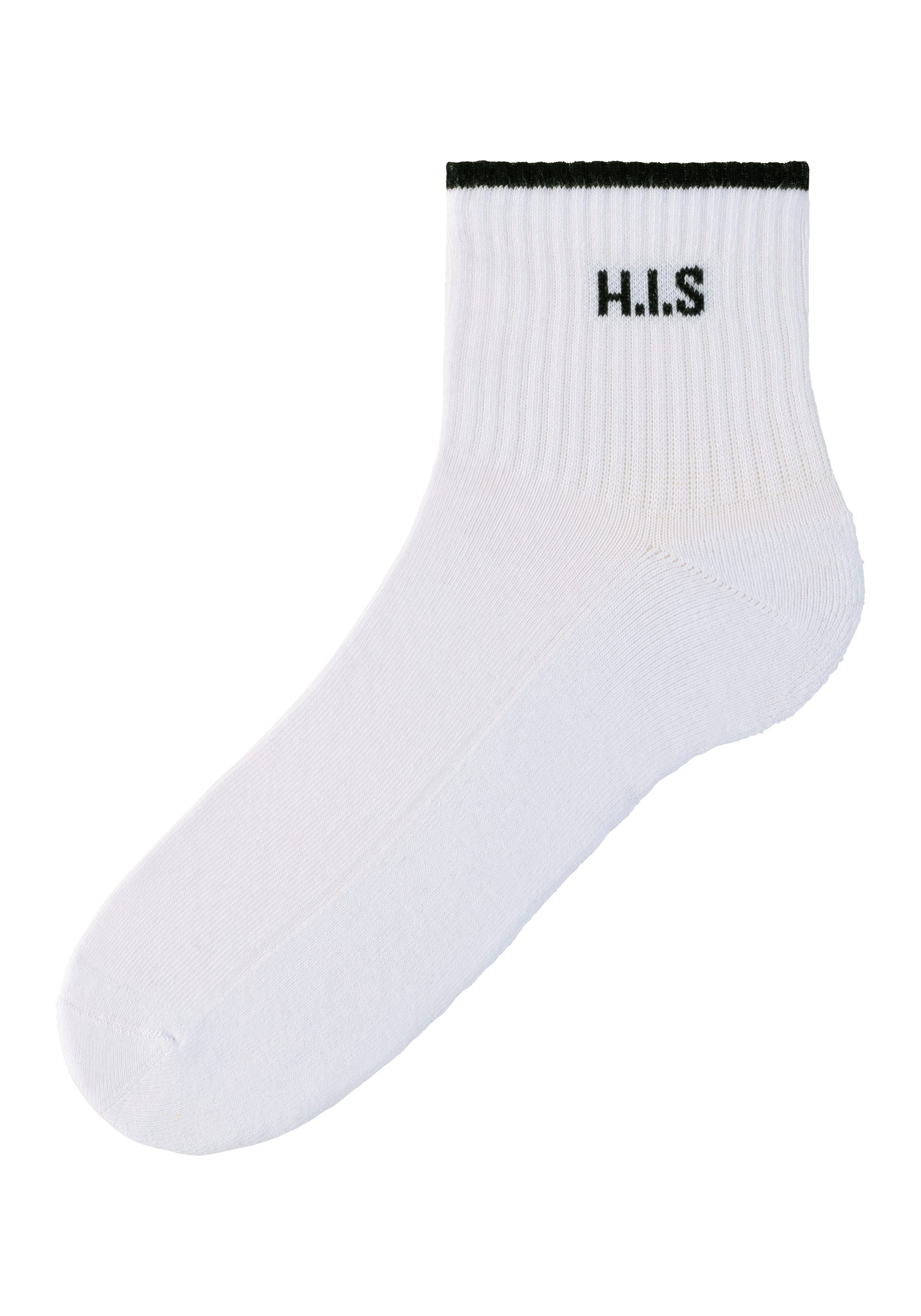 H.I.S Sportsokken Korte sokken met frotté & versterkte belastingzones (set, 6 paar)