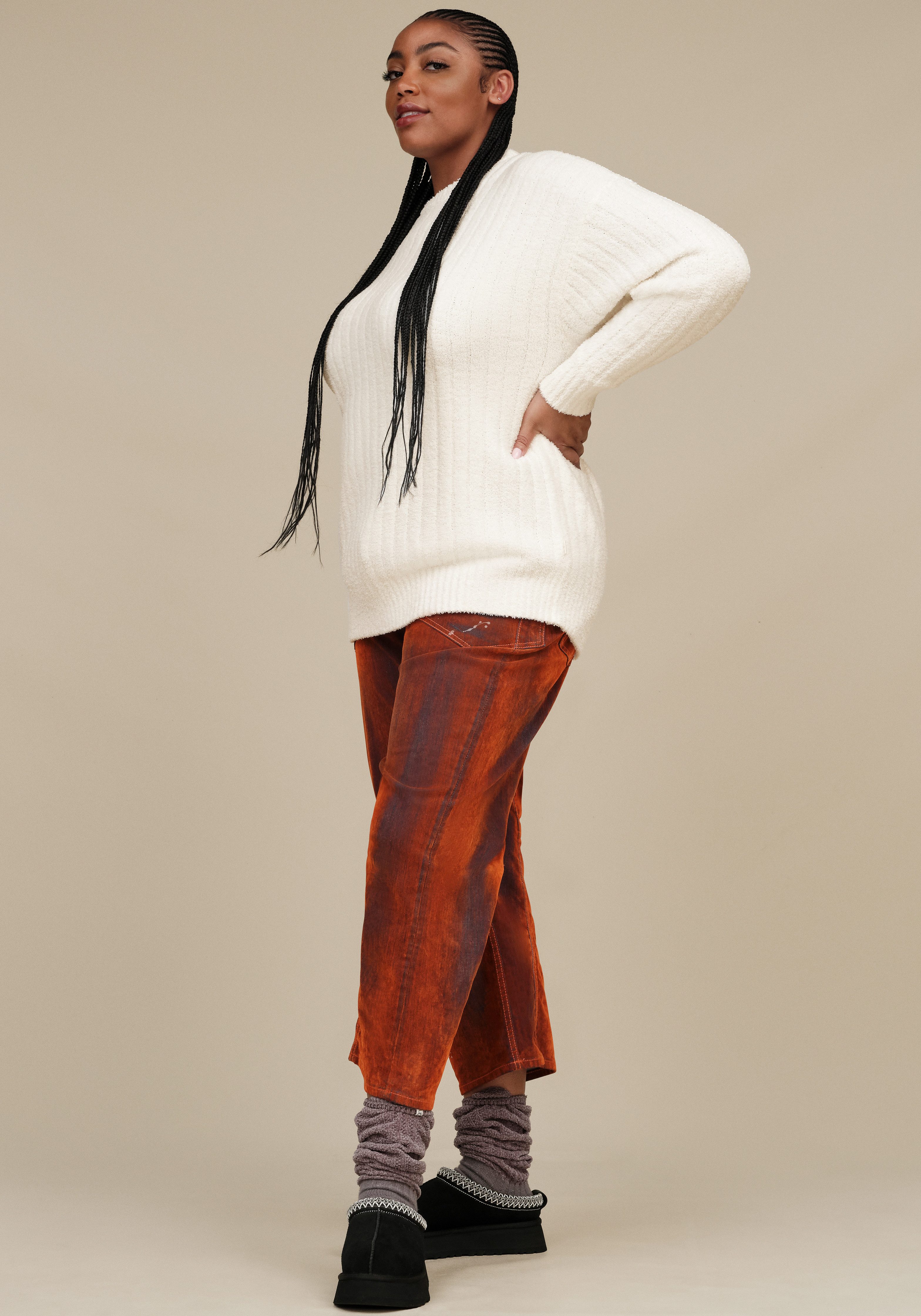 UGG Trui met ronde hals W RIZ TOP RIB