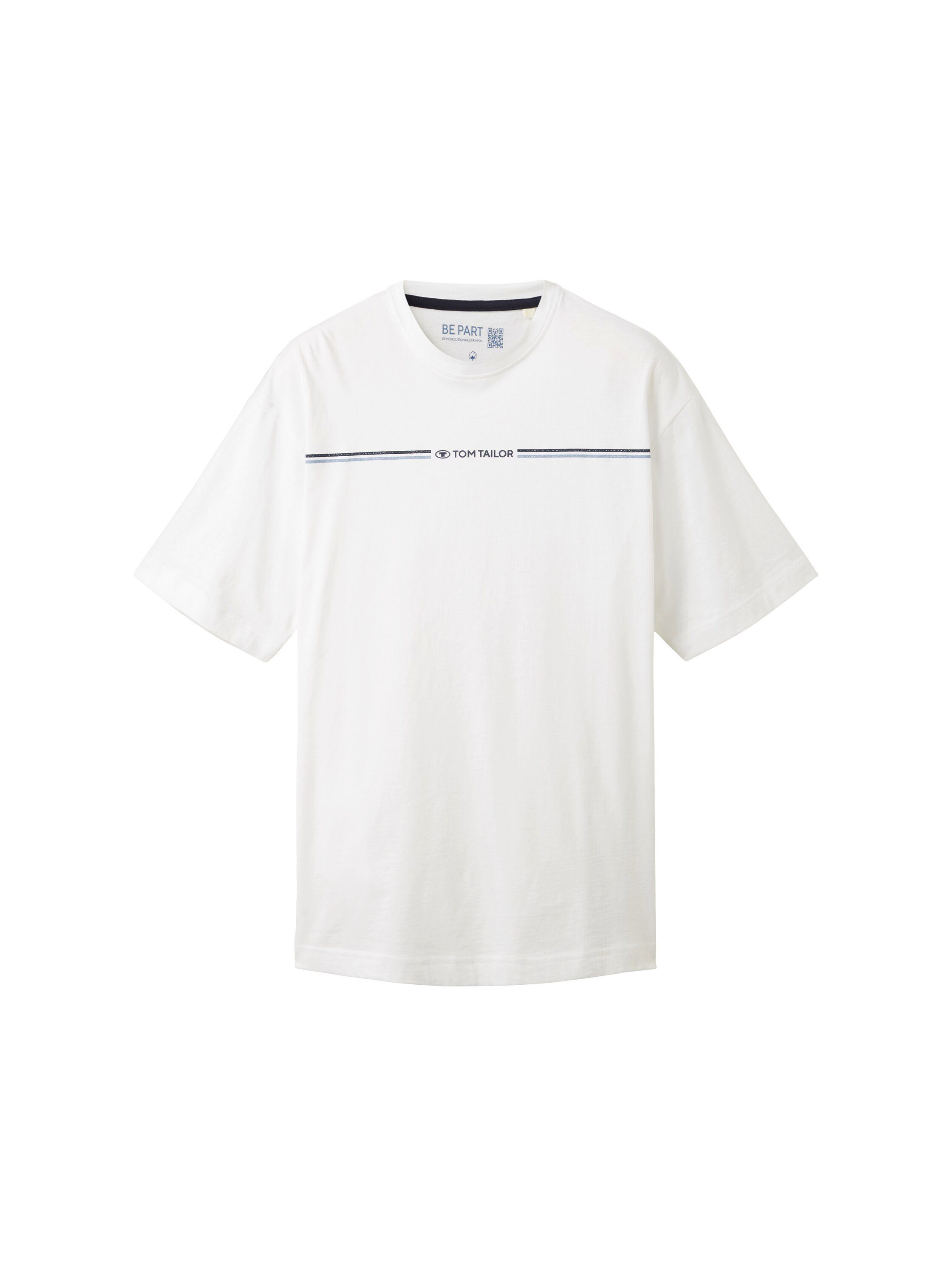 Tom Tailor T-shirt met logo-frontprint