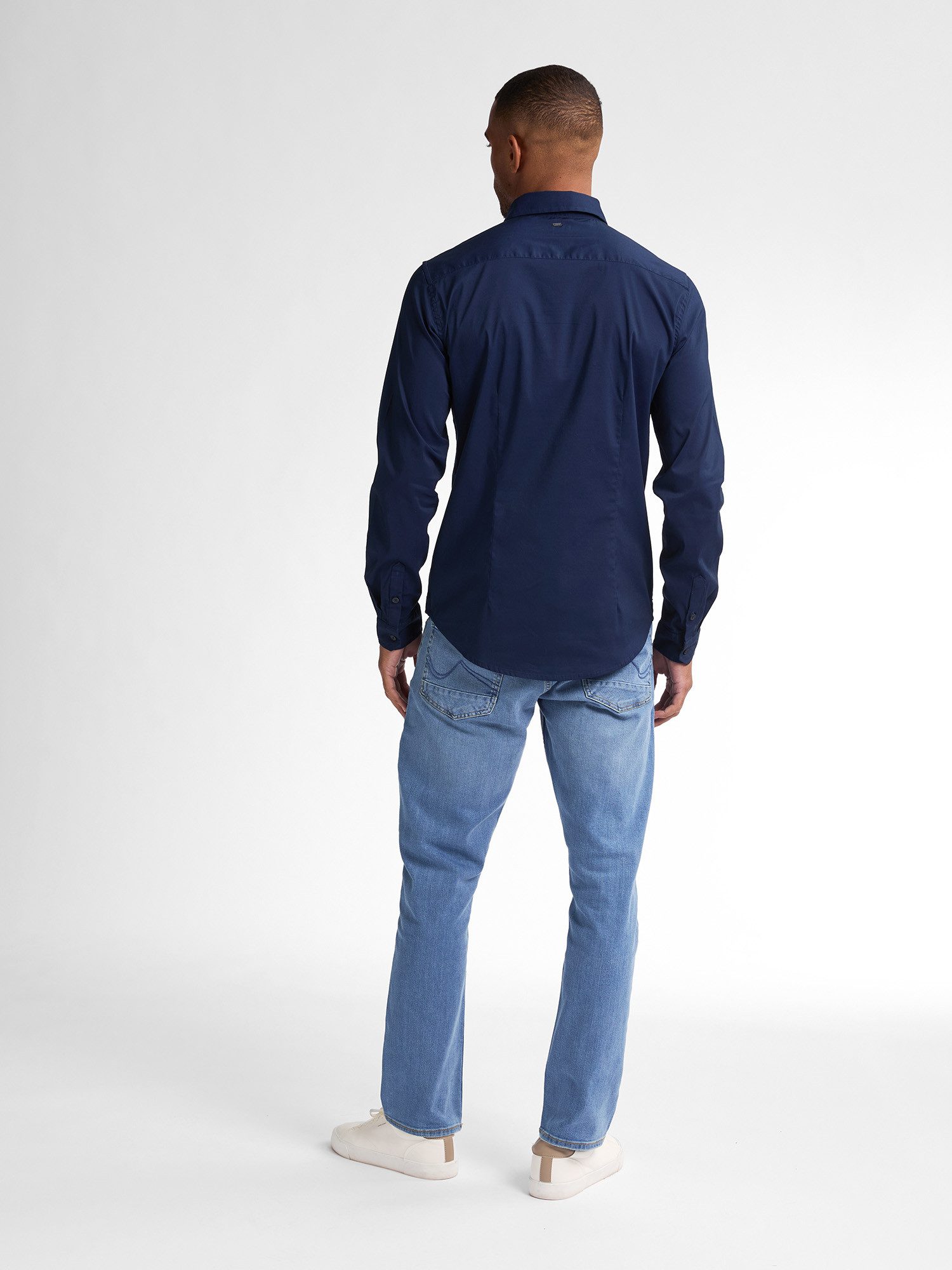 Petrol Industries Shirt met lange mouwen met button-downkraag