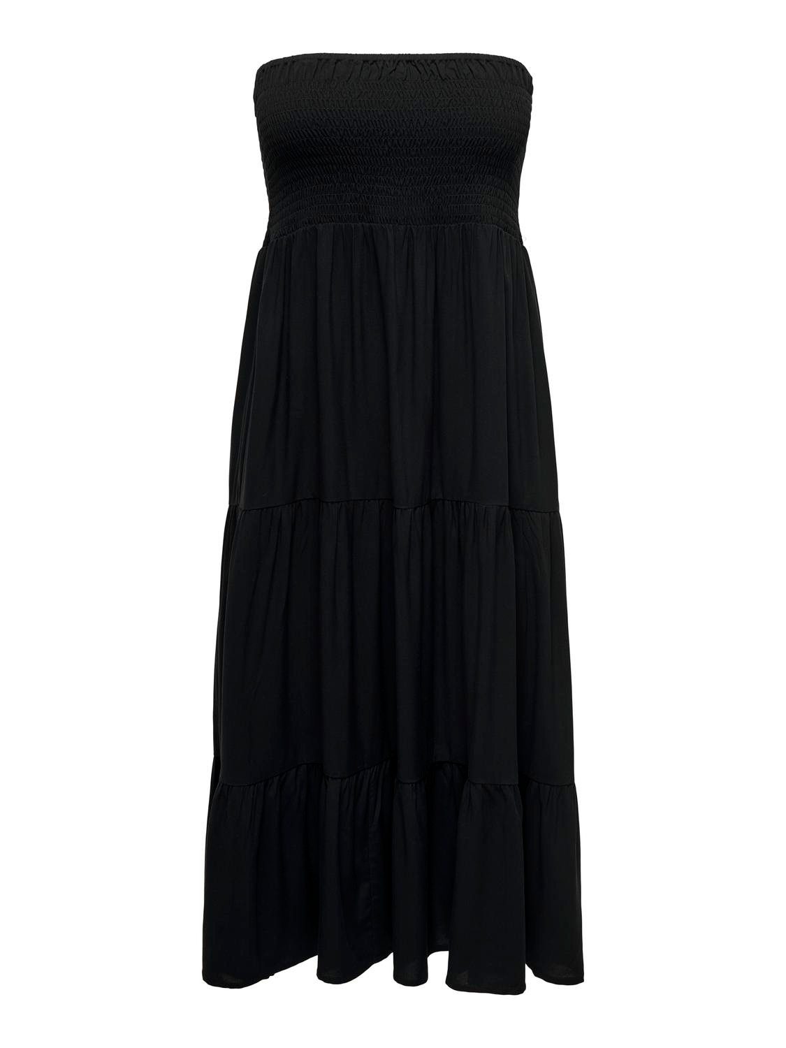 Only Midi-jurk ONLZELINA SMOCK 3IN1 DRESS SKIRT PTM