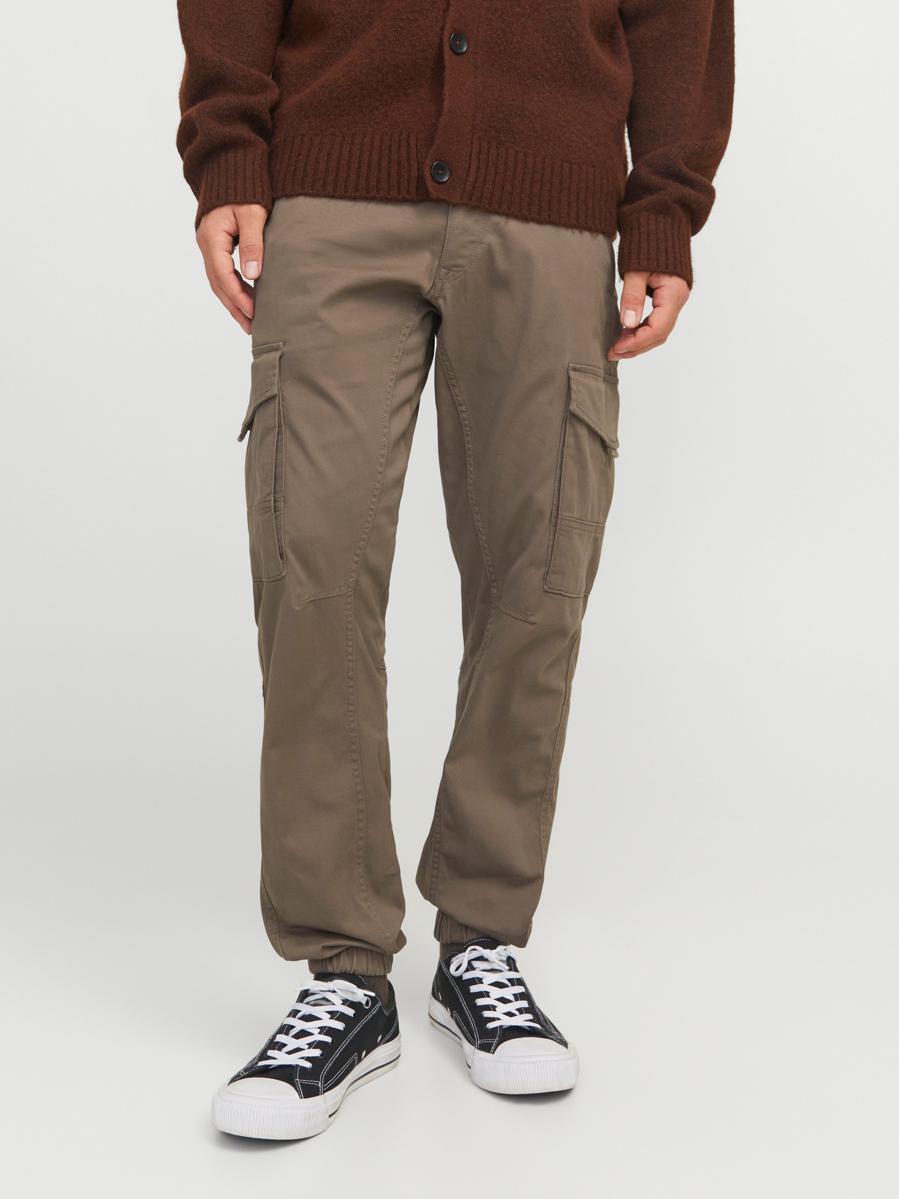 Jack & Jones Cargobroek JPSTPAUL JJFLAKE CARGO NOOS heren cargobroeken maat 31 bruin