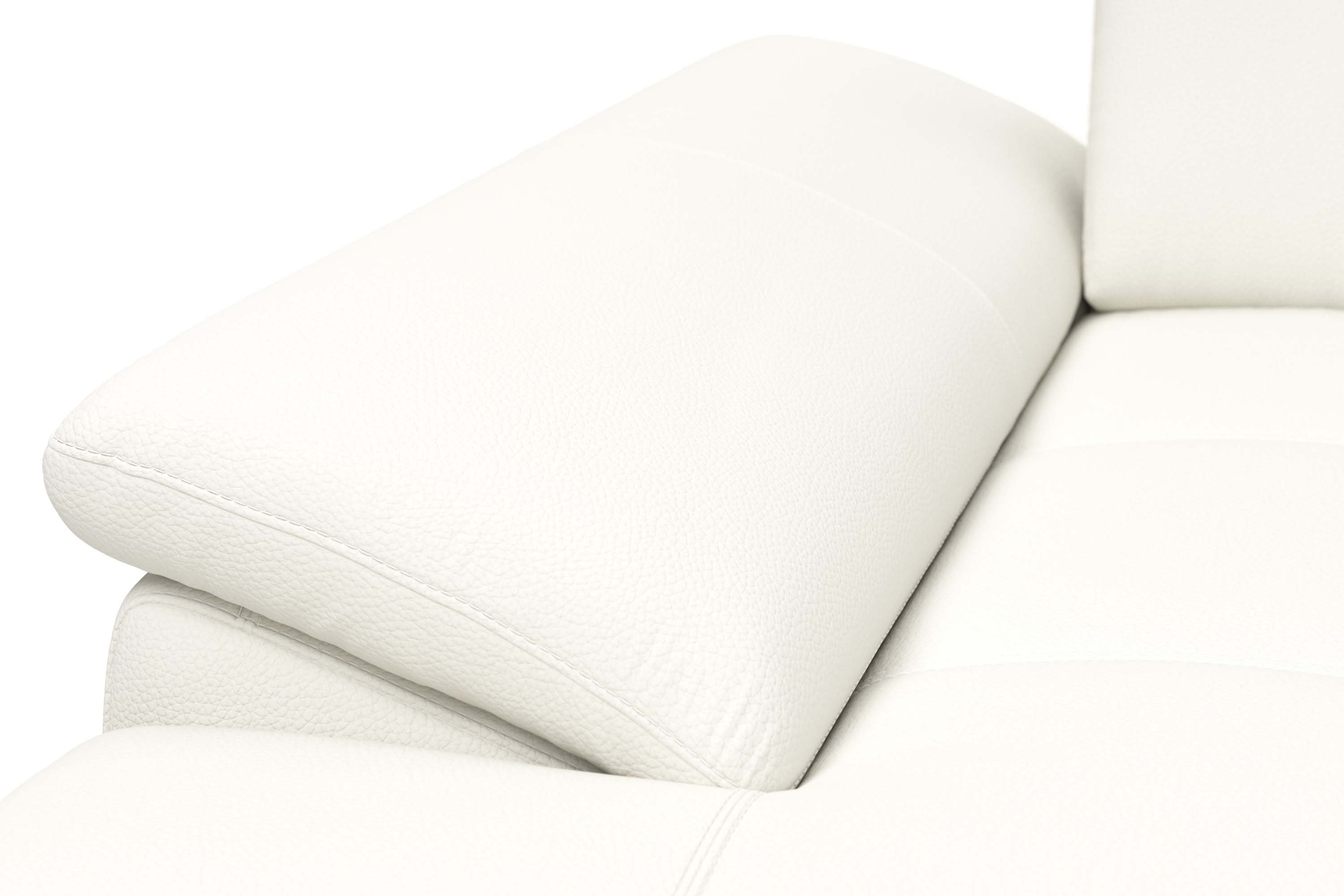 Places of Style Hoekbank Costello L-vorm, met zitdiepteverstelling, armleuningverstelling en