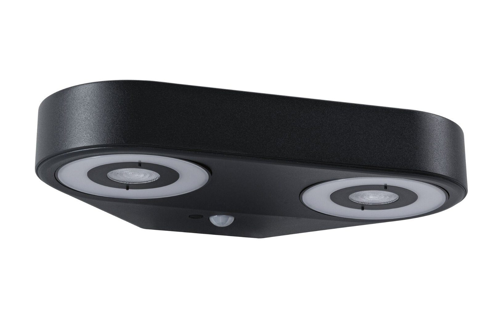 Paulmann Led-wandlamp voor buiten Silma IP44 280x176mm 3000K 2x5,5 / 2x0,7W 2x600lm 230V Aluminium (1 stuk)