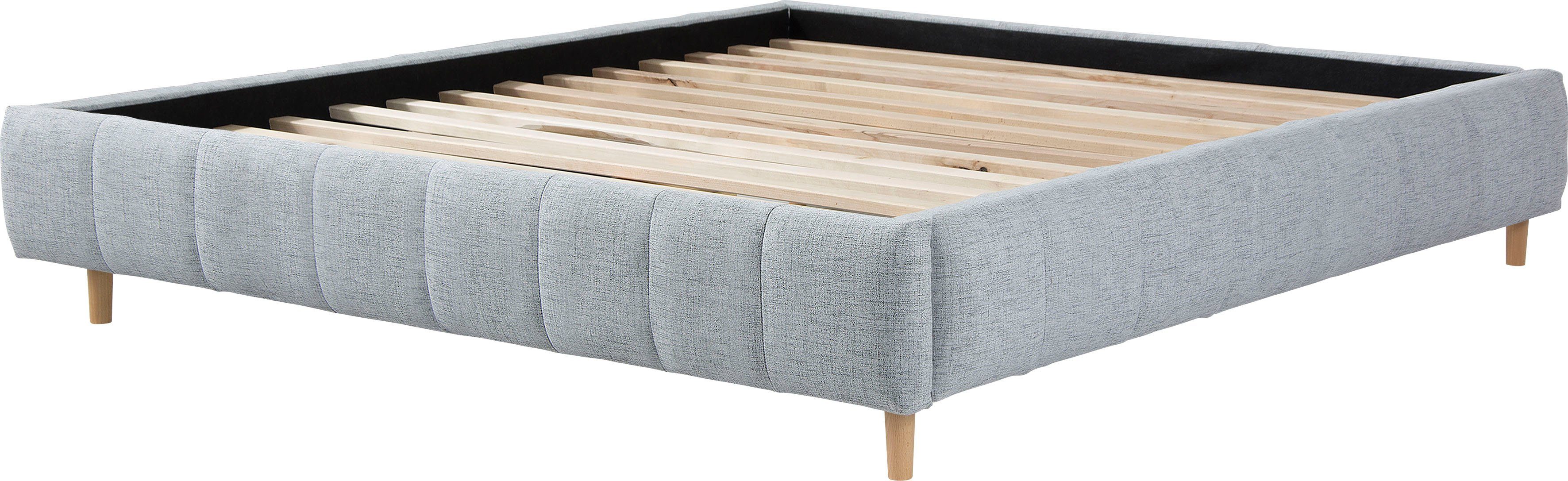 andas Gestoffeerd bed Tarje in 5 breedten, ook in extra lang 220 cm, incl. lattenrol