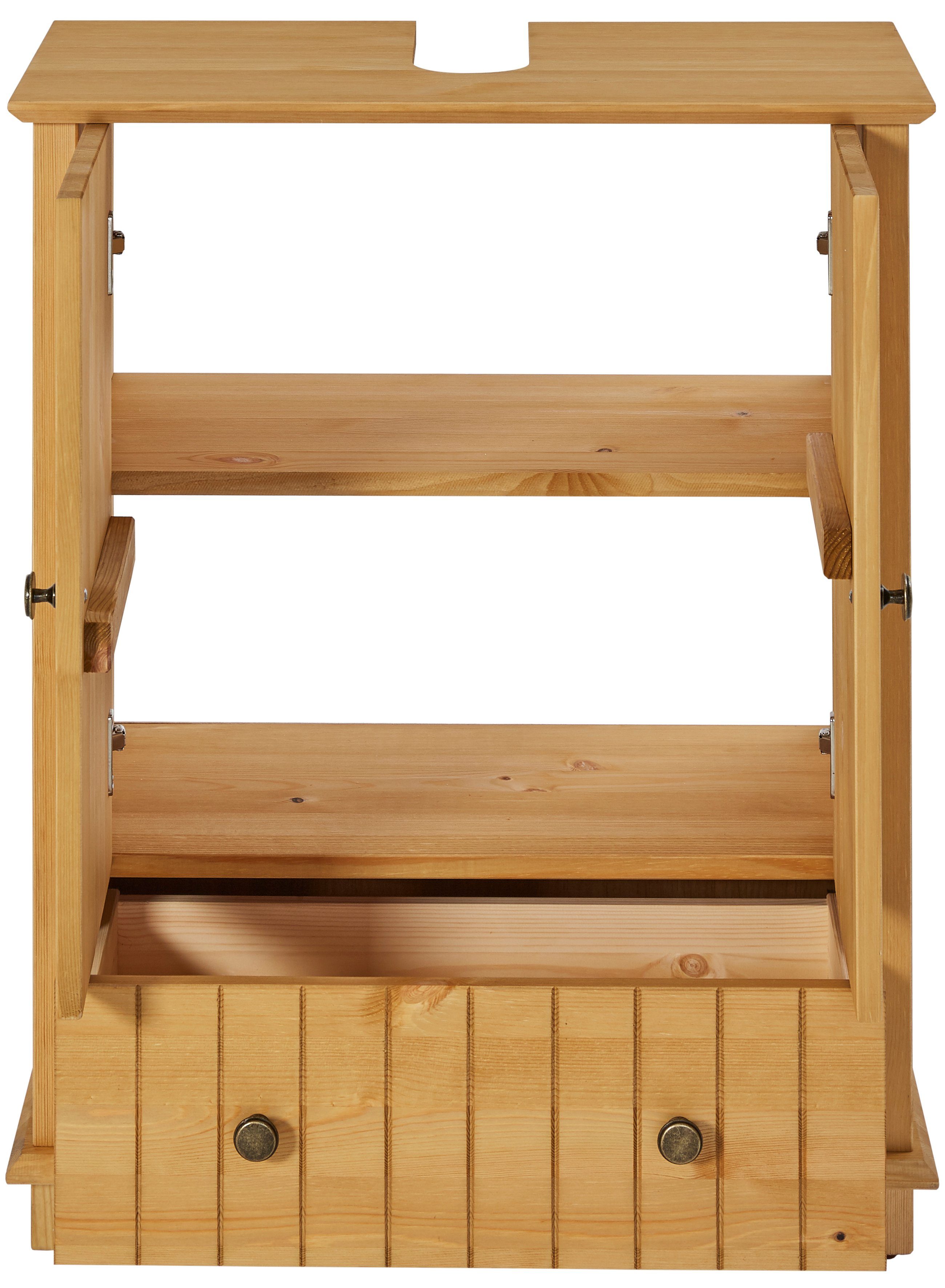 Home affaire Wastafelonderkast Vili Badkamerkast, onderkast, wastafelonderkast, breedte 60 cm
