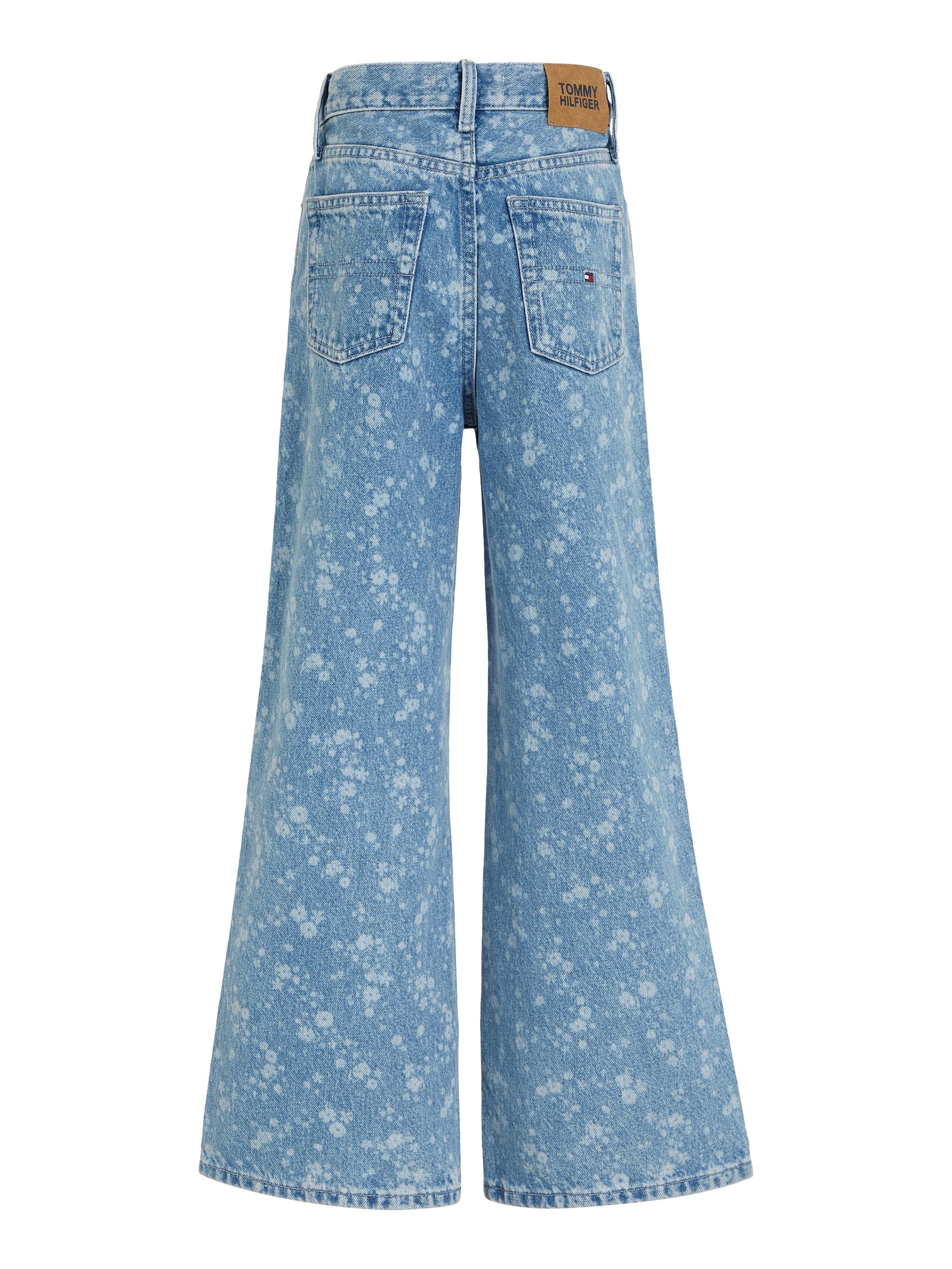 Tommy Hilfiger Bootcut jeans MABEL FLOWER DENIM Kinderen tot 16 jaar in 5-pocket-stijl