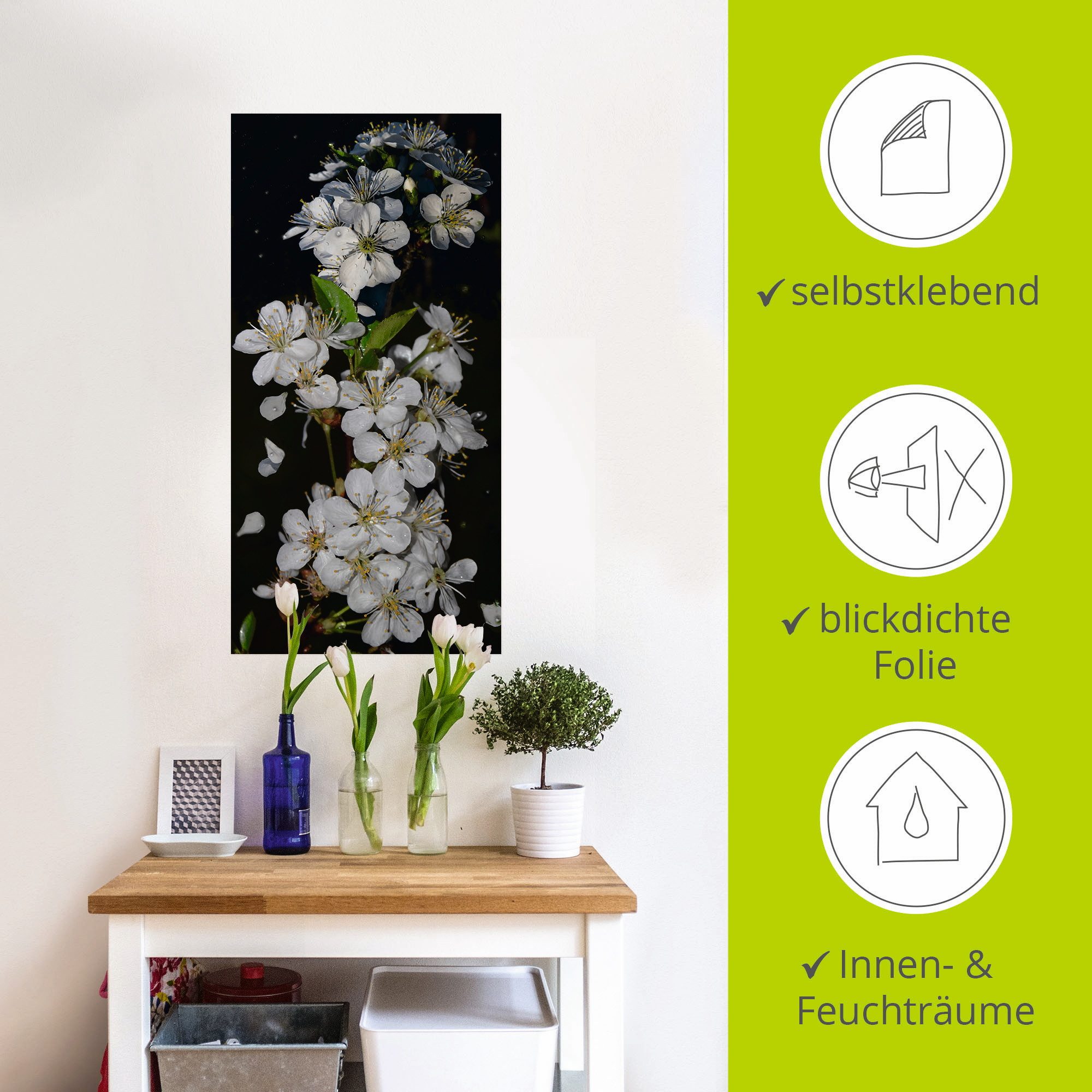 Artland Artprint Boombloesem als artprint op linnen, poster, muursticker in verschillende maten